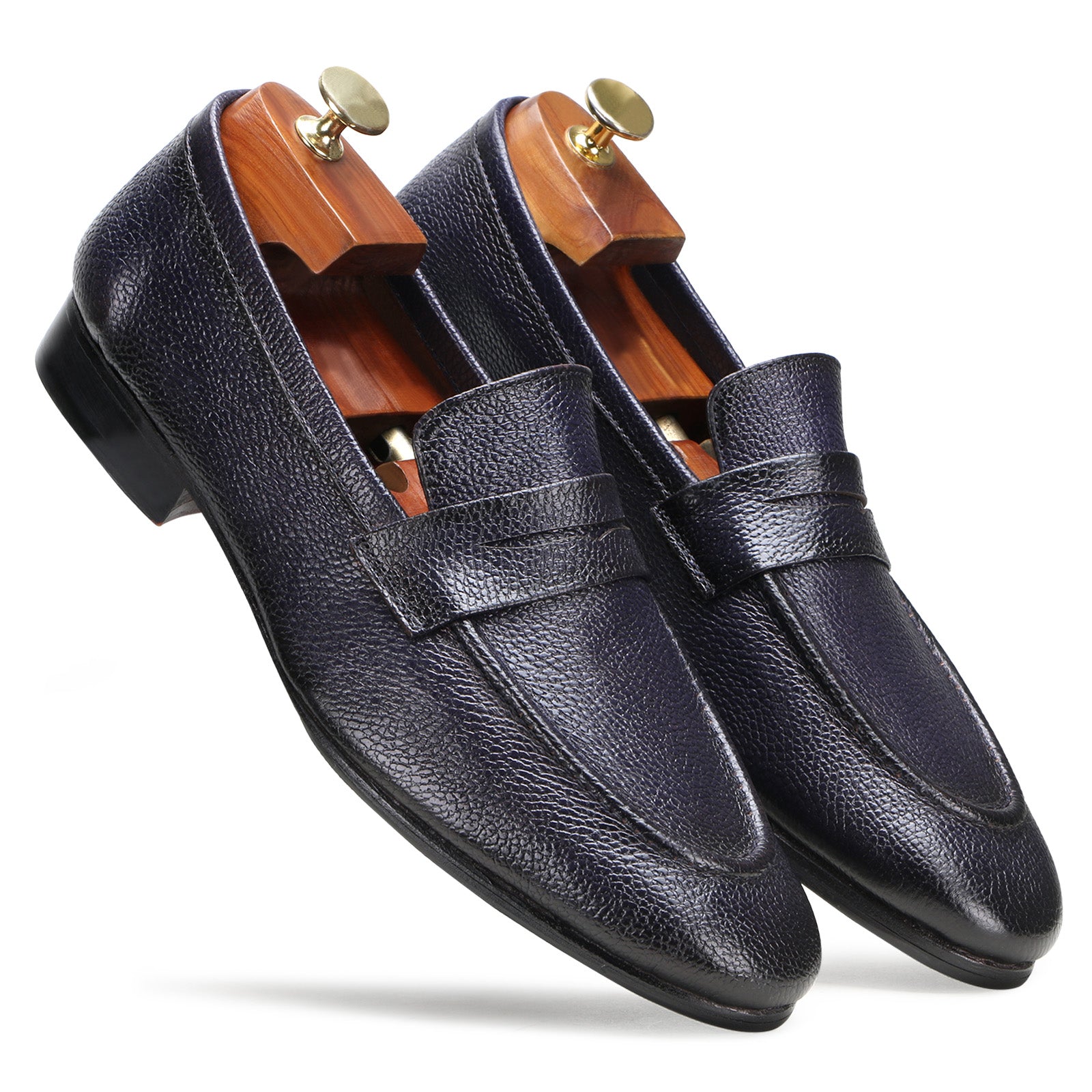 Oliver Sleek Unlined Loafers in Blue