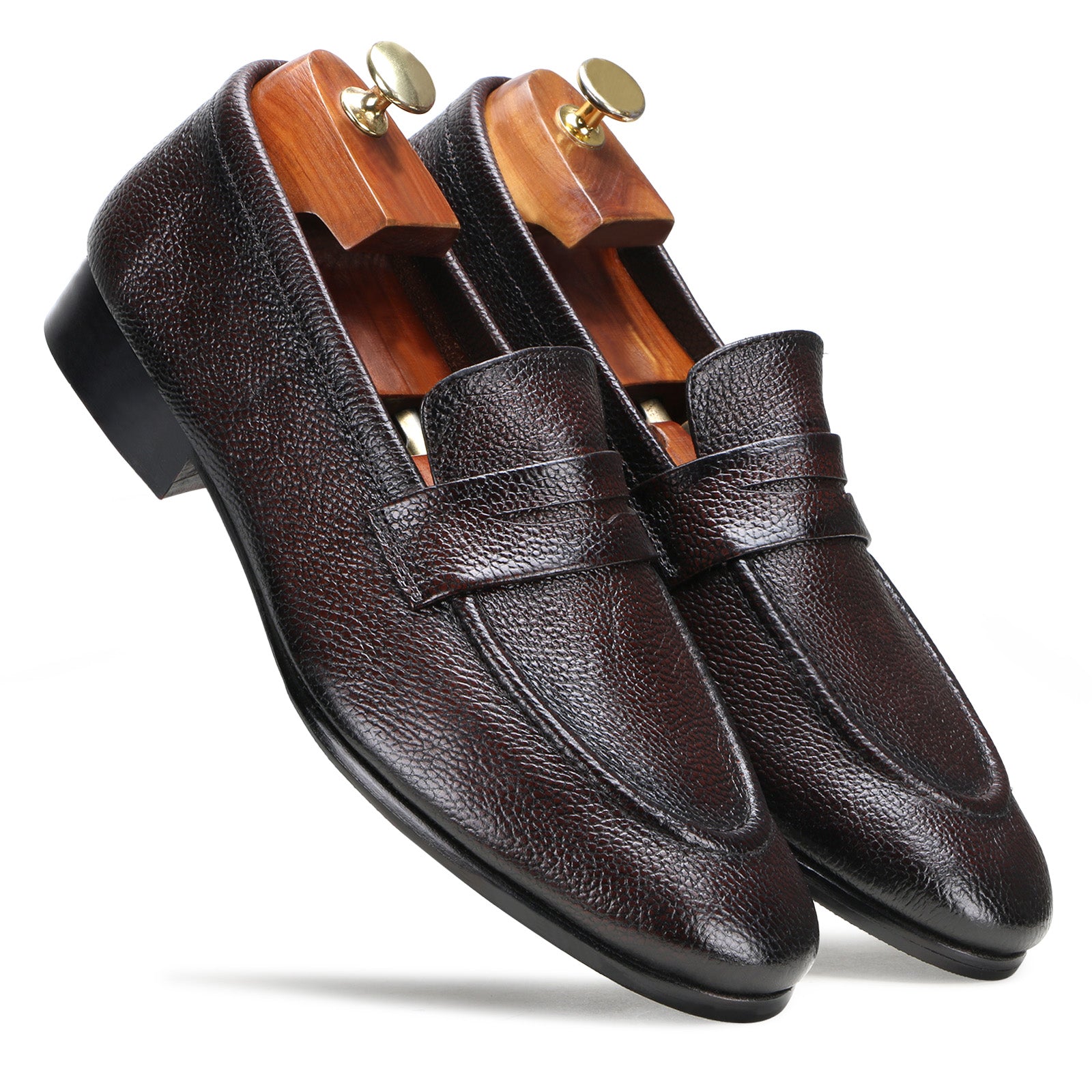Oliver Sleek Unlined Loafers in Brown