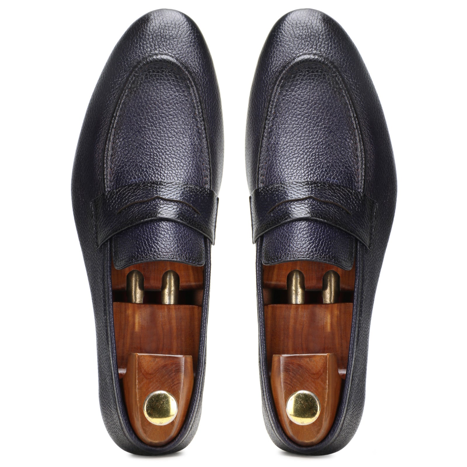 Oliver Sleek Unlined Loafers in Blue