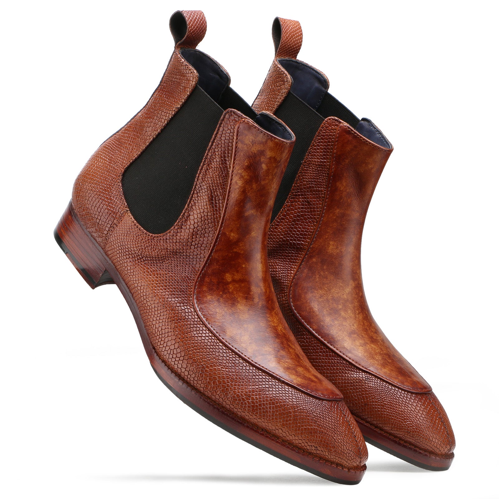 Hank Chelsea Boots in Tan