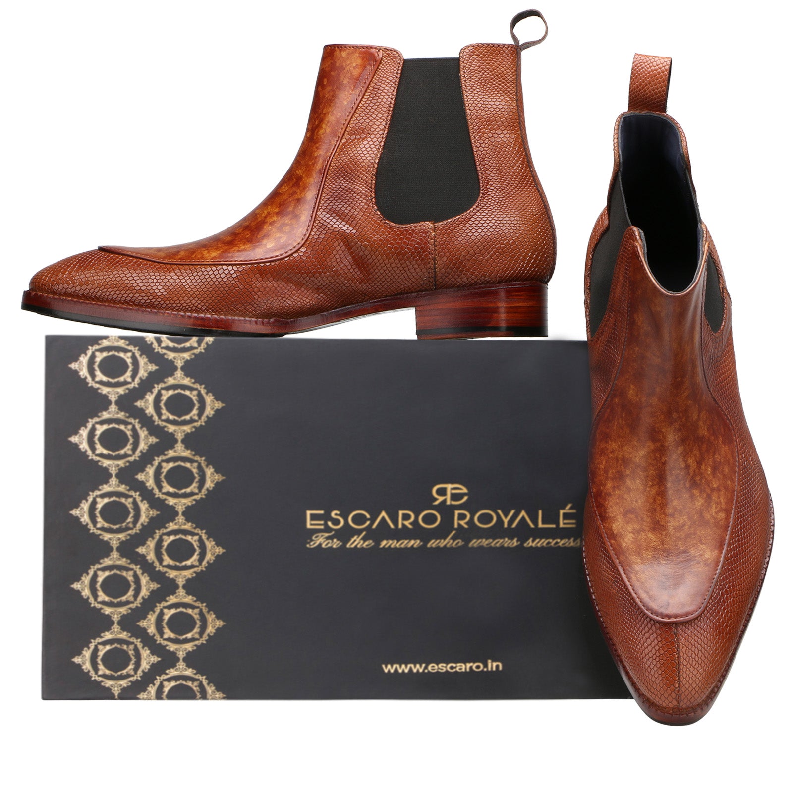 Hank Chelsea Boots in Tan