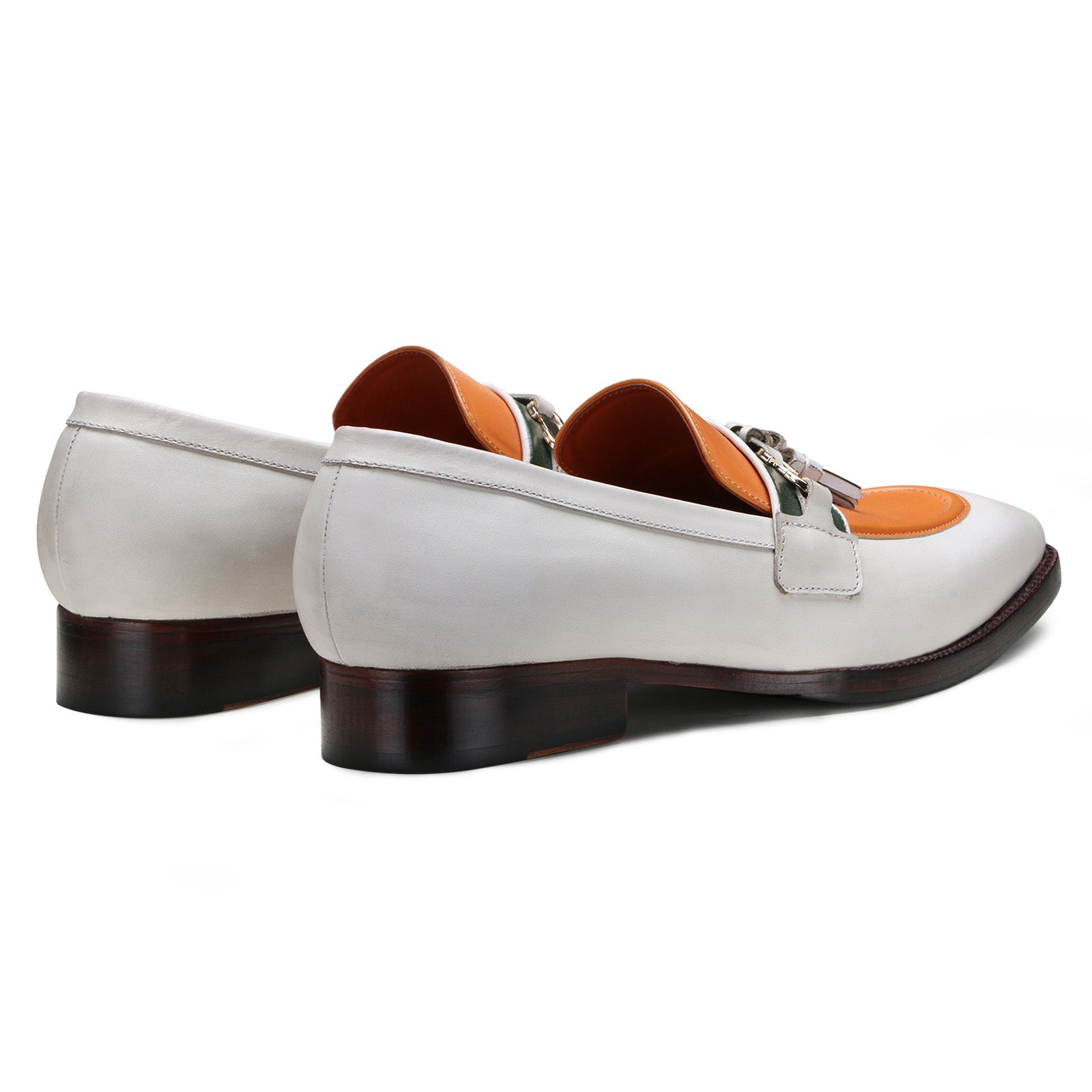 Brooks Tassel Loafers in Beige