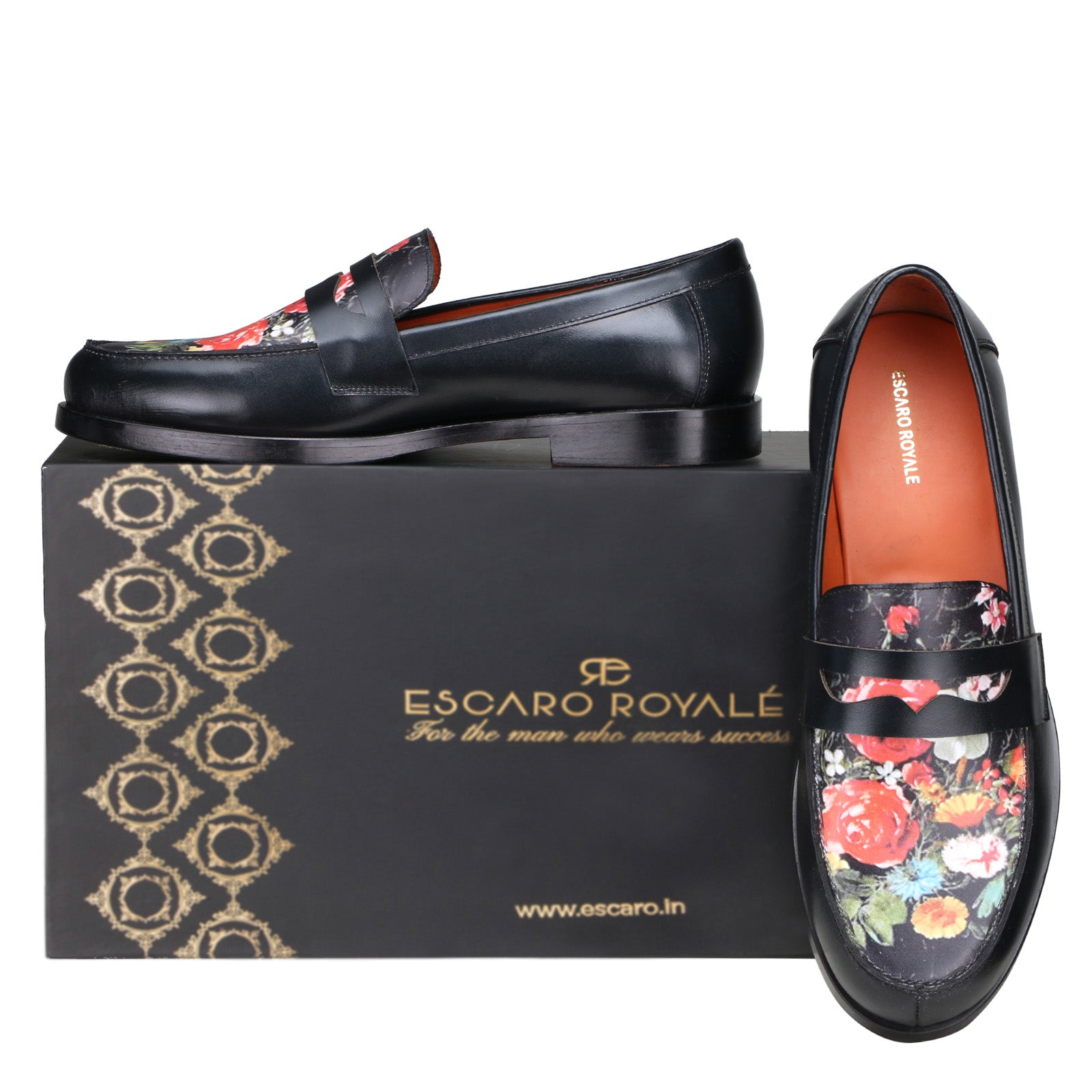 Escaro Royale Camden Craft Leather shoes in Black for Men