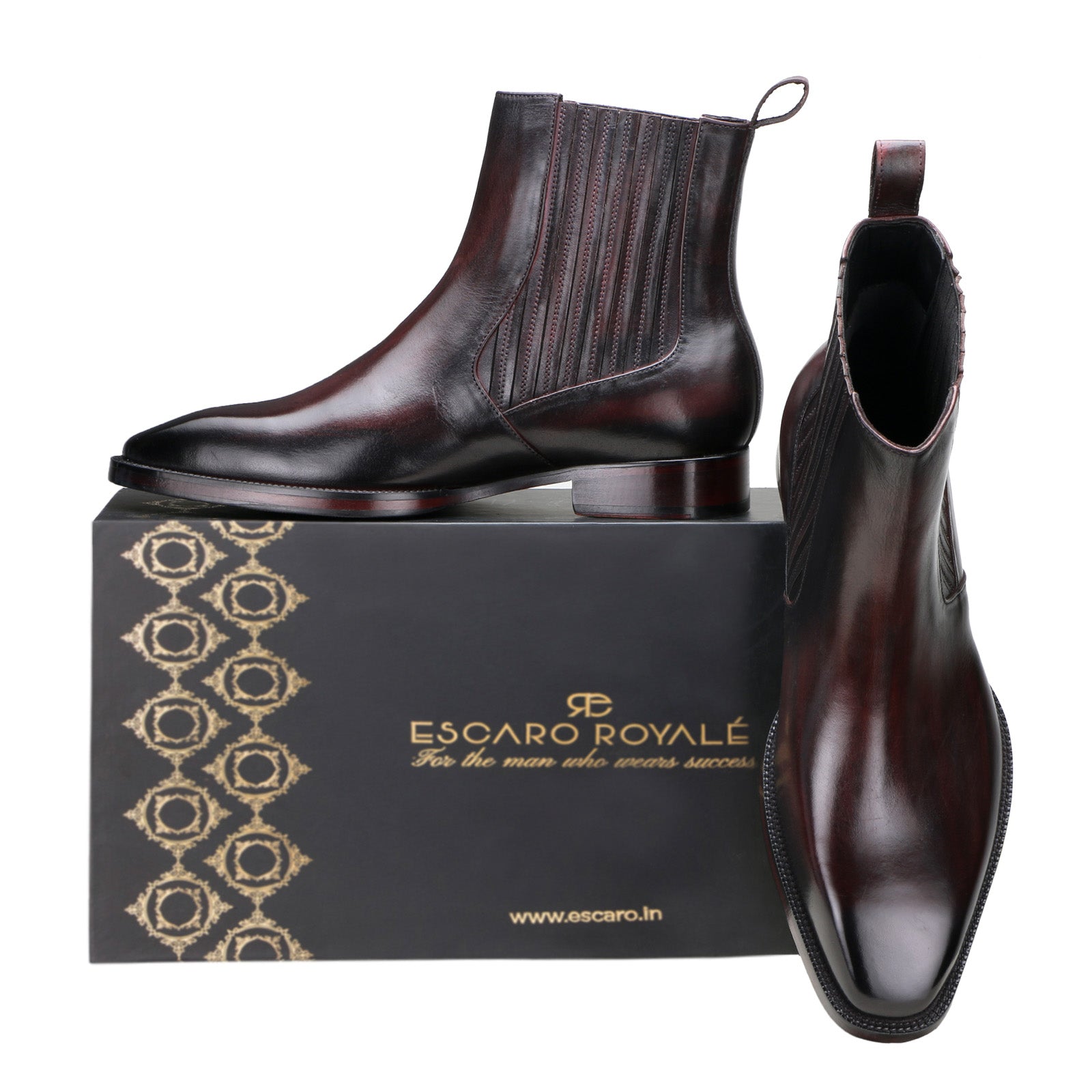Escaro Royale Ashland Leather shoes in Brown for Men