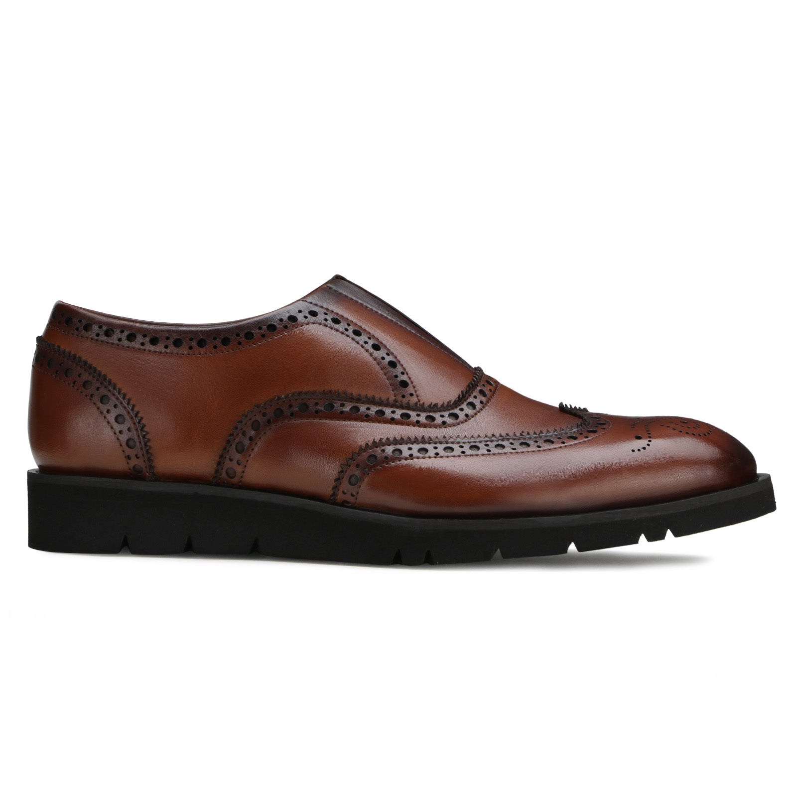 Kyle AirFlexLite wingtip Loafers in Brown