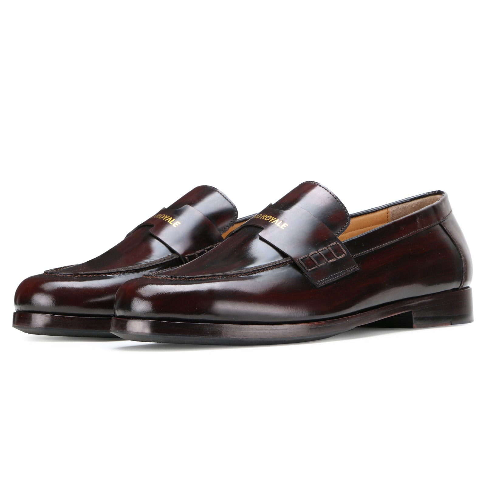 Zynk Penny Loafers in Brushoff Wine