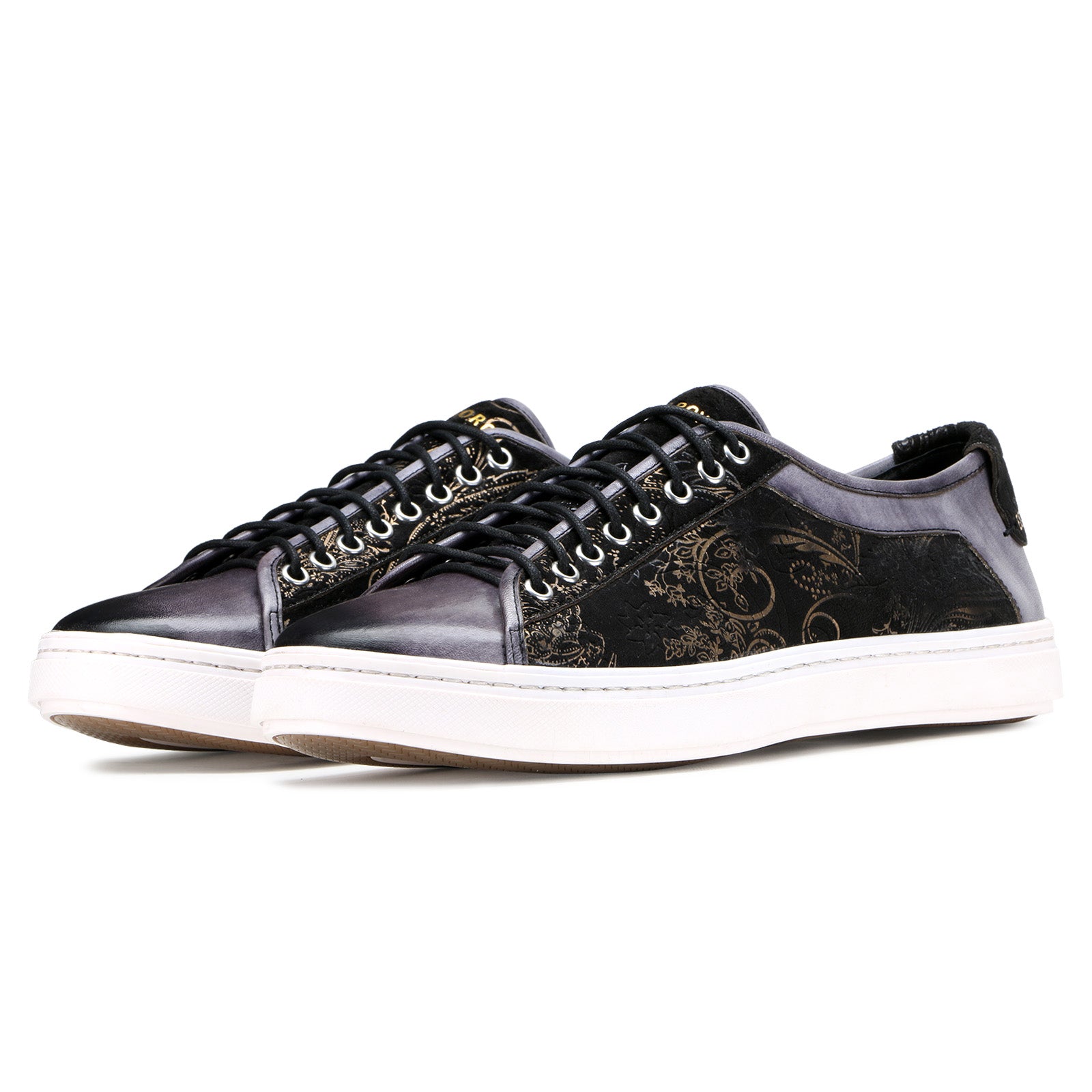 Foilio Printed Sneakers in Gray