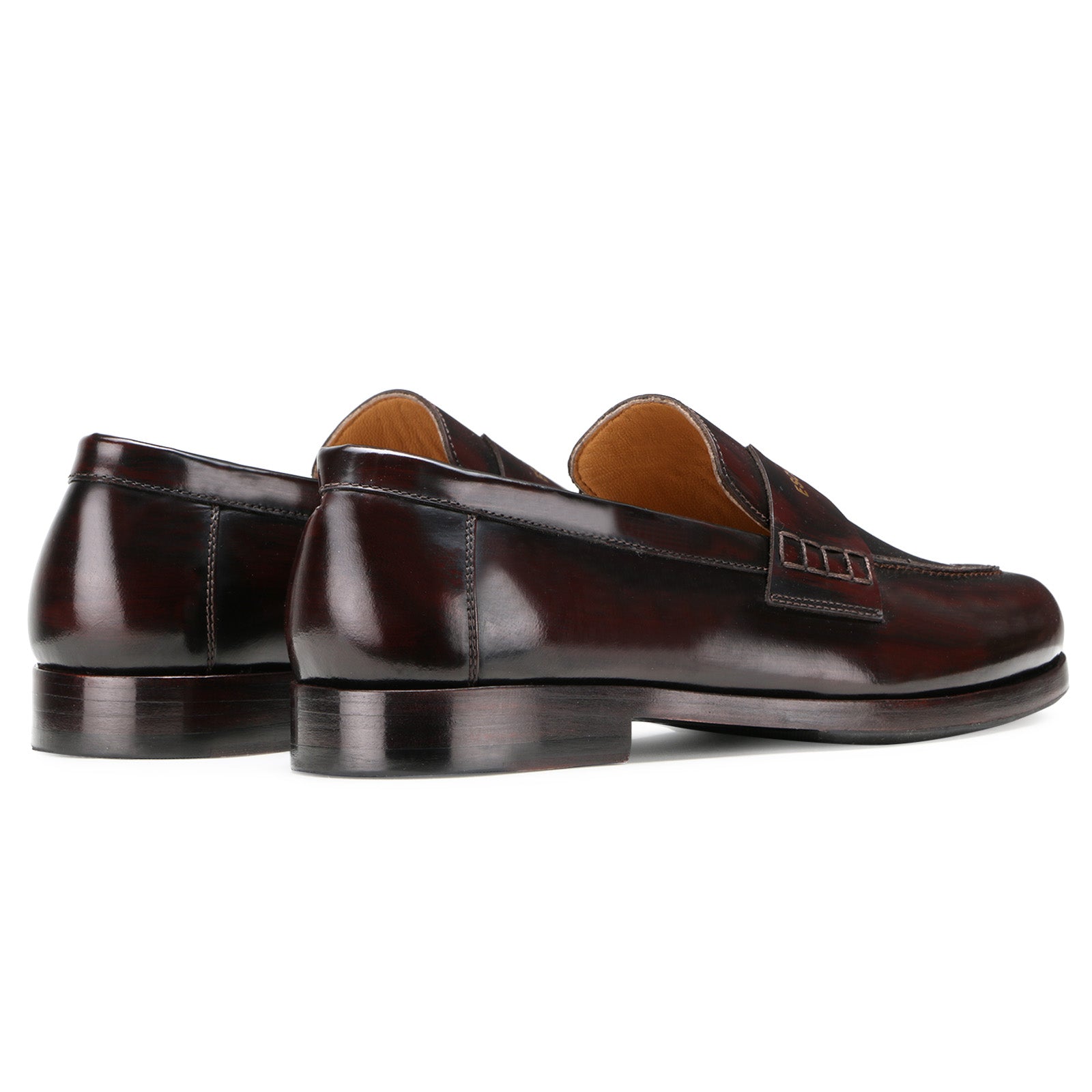 Zynk Penny Loafers in Brushoff Wine
