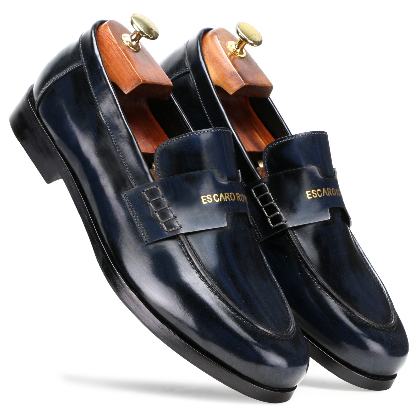 Zynk Penny Loafers in Brushoff Blue