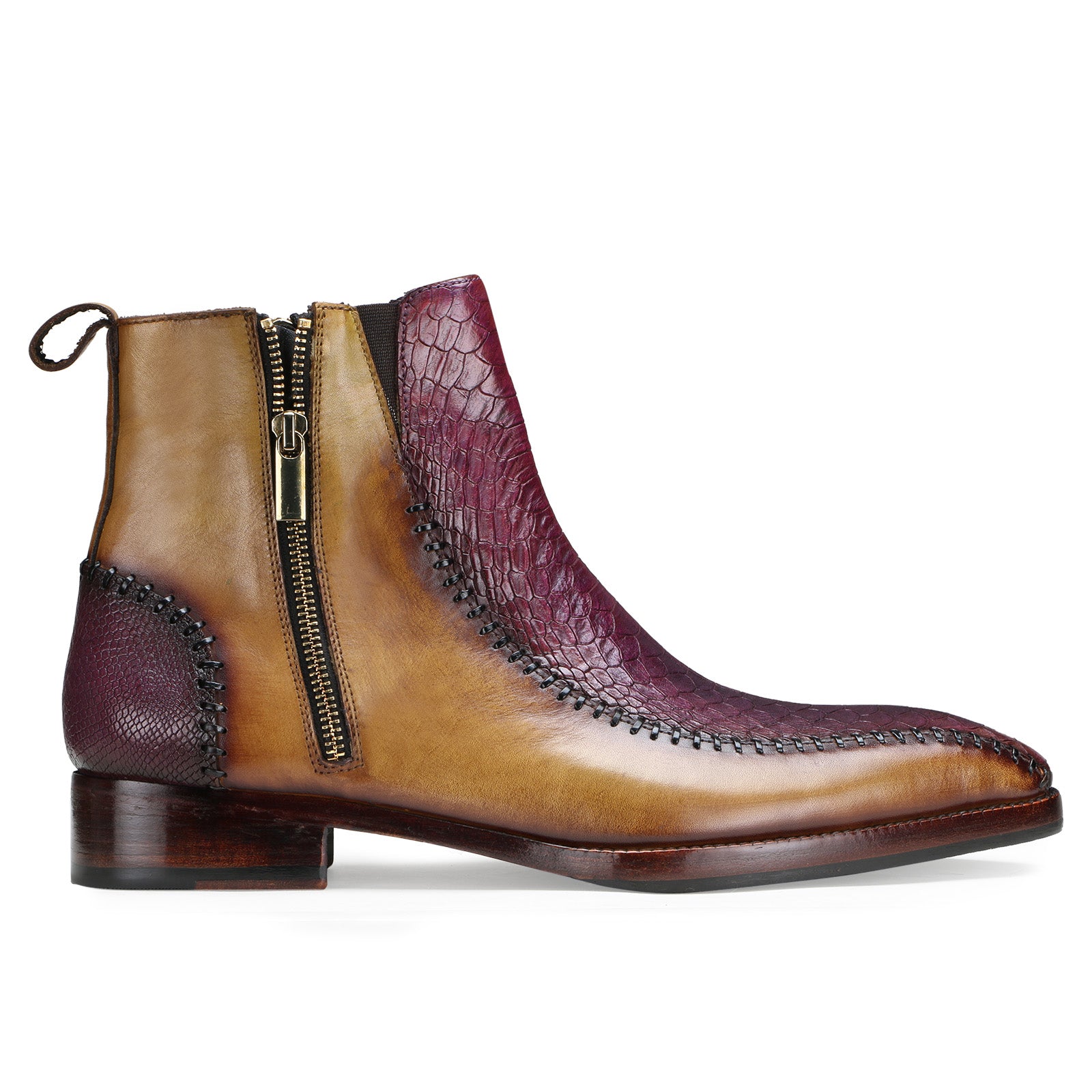 Nomad Zipper Boots in Multicolor