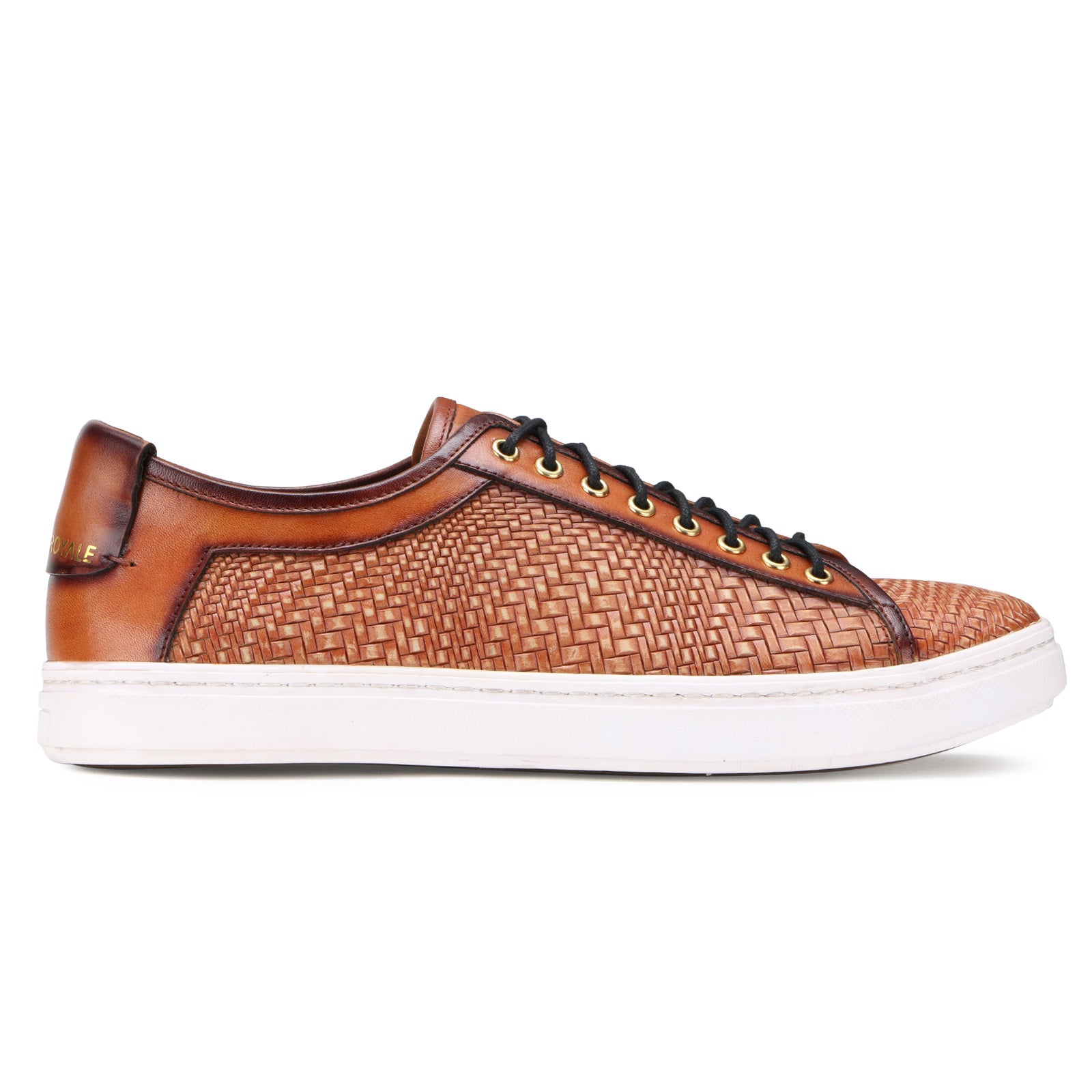 Foilio Weave Sneakers in Tan