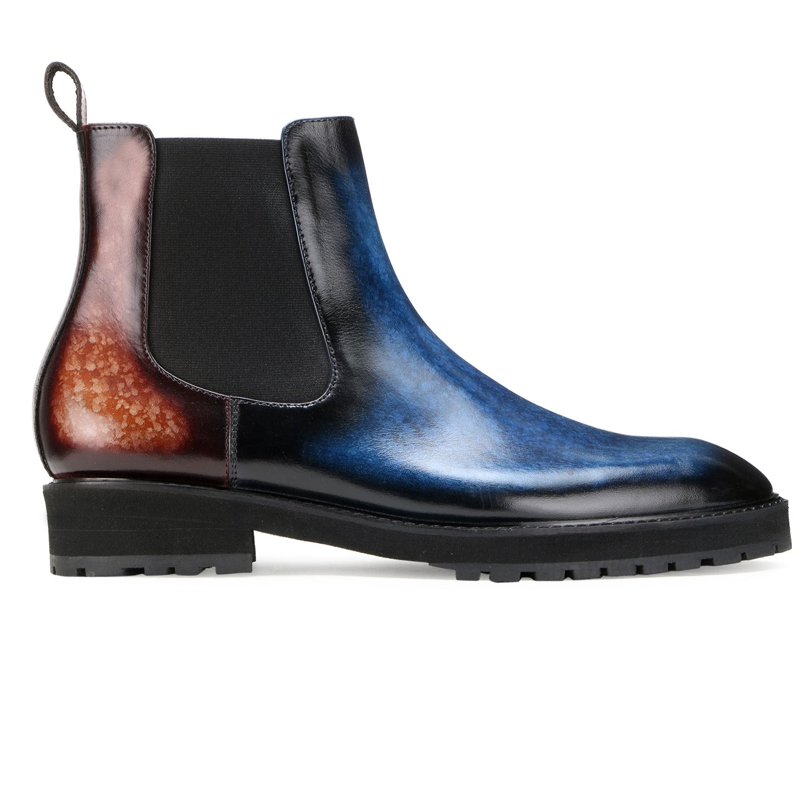 Marrone Chelsea Boots In Blue