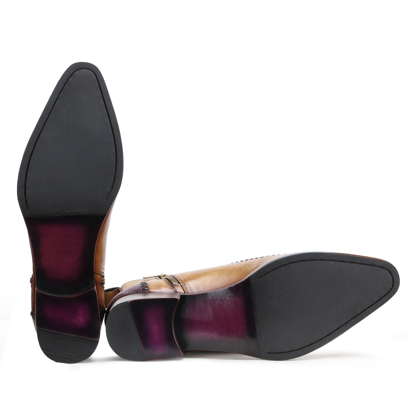 Nomad Zipper Boots in Multicolor