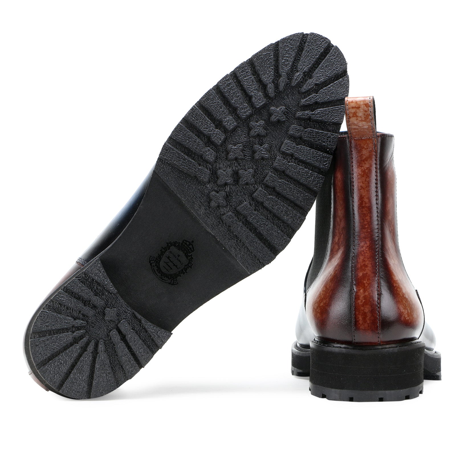 Marrone Chelsea Boots In Blue