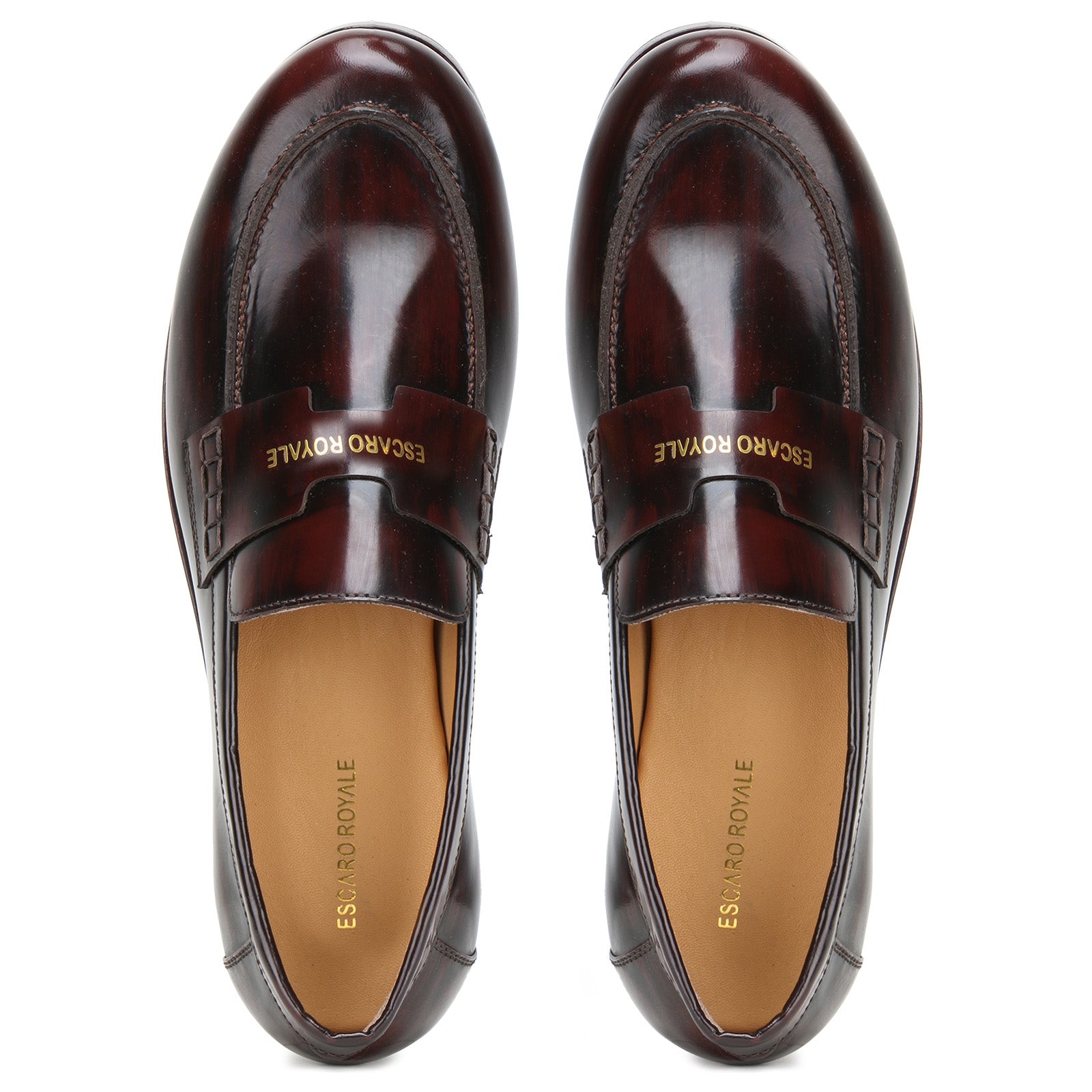 Zynk Penny Loafers in Brushoff Wine