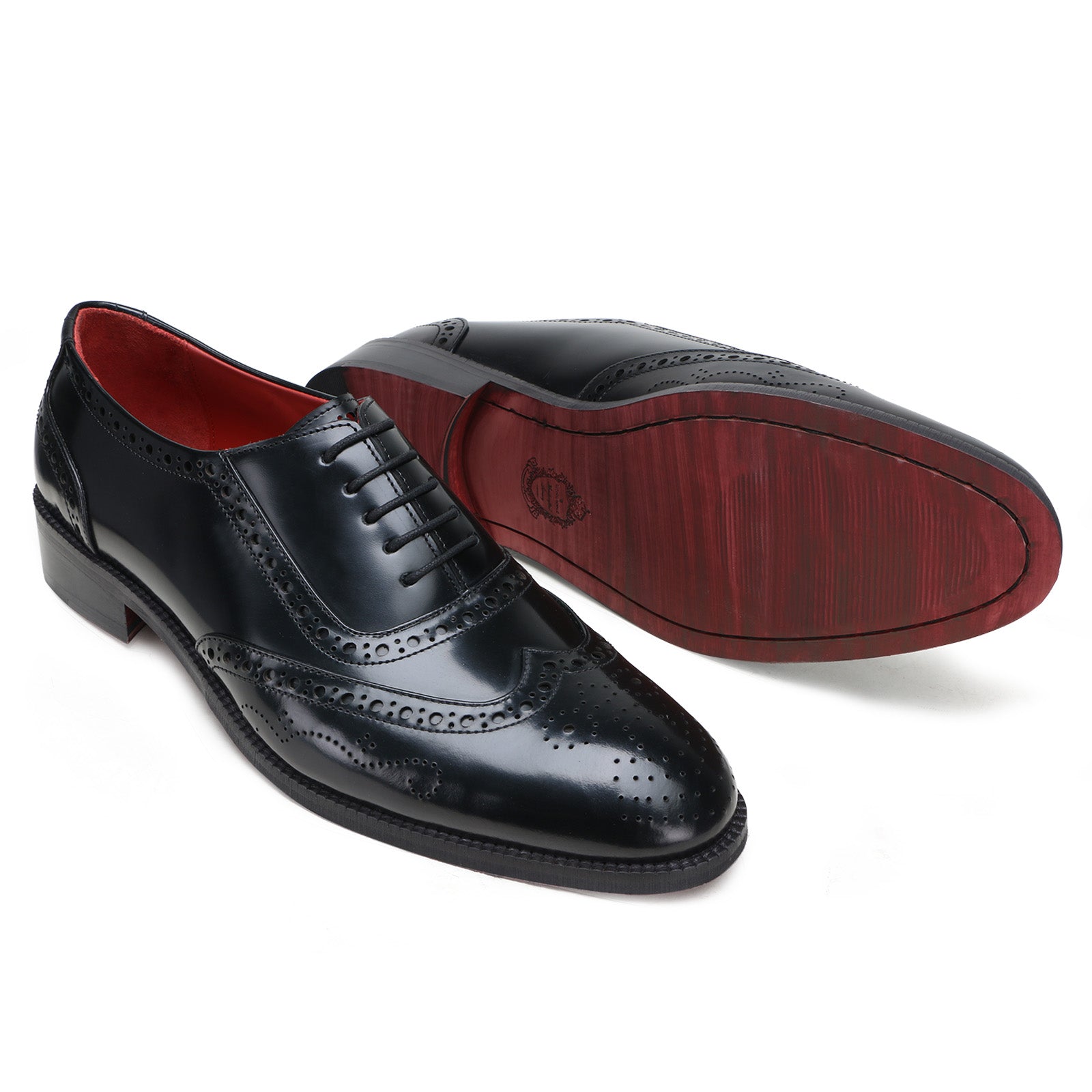 The Boss Brogues In Black