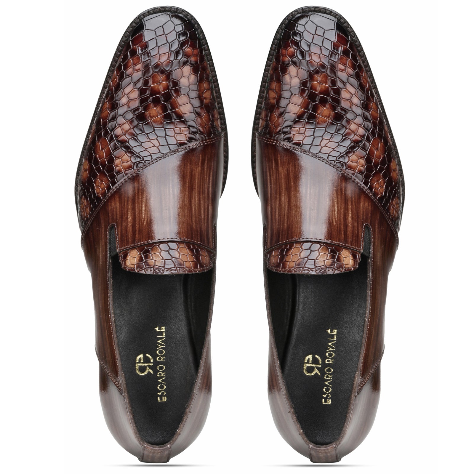Romigi Textured Loafers