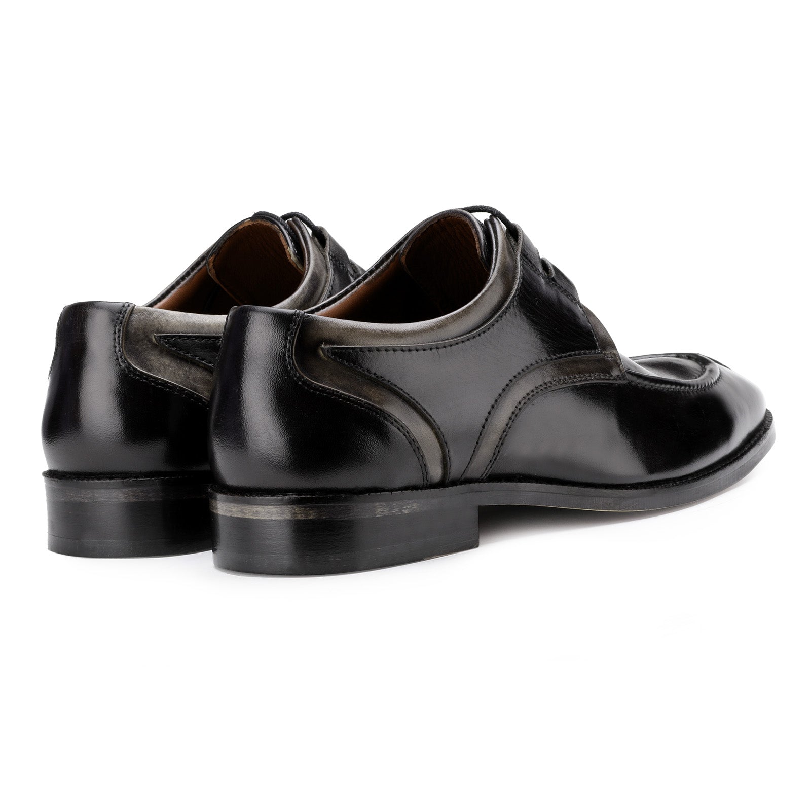 The Valentino Derby in Black Gray