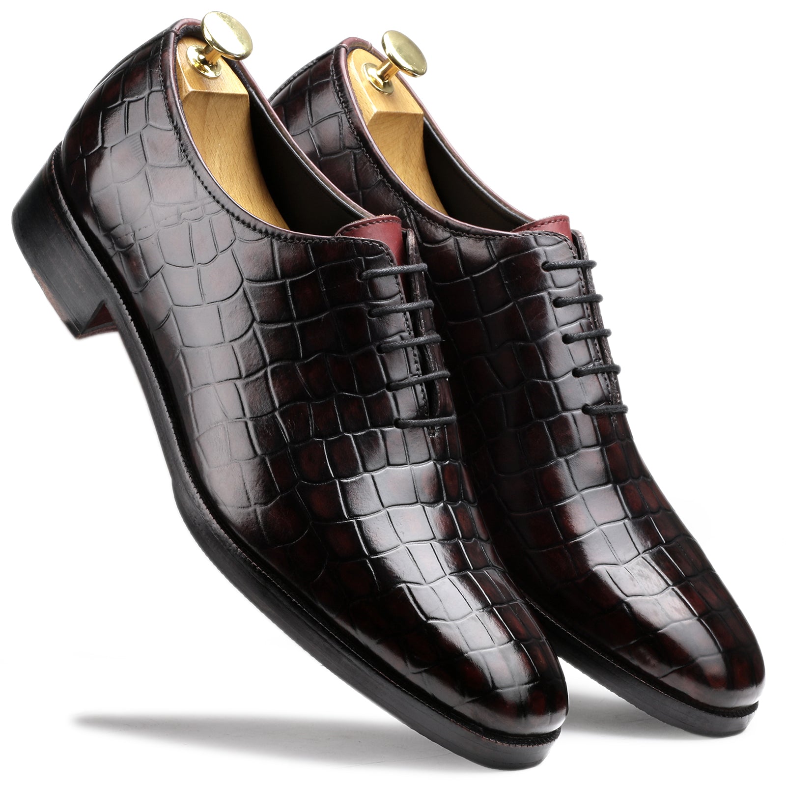 The Ferdinand Wholecut Oxford in Wine