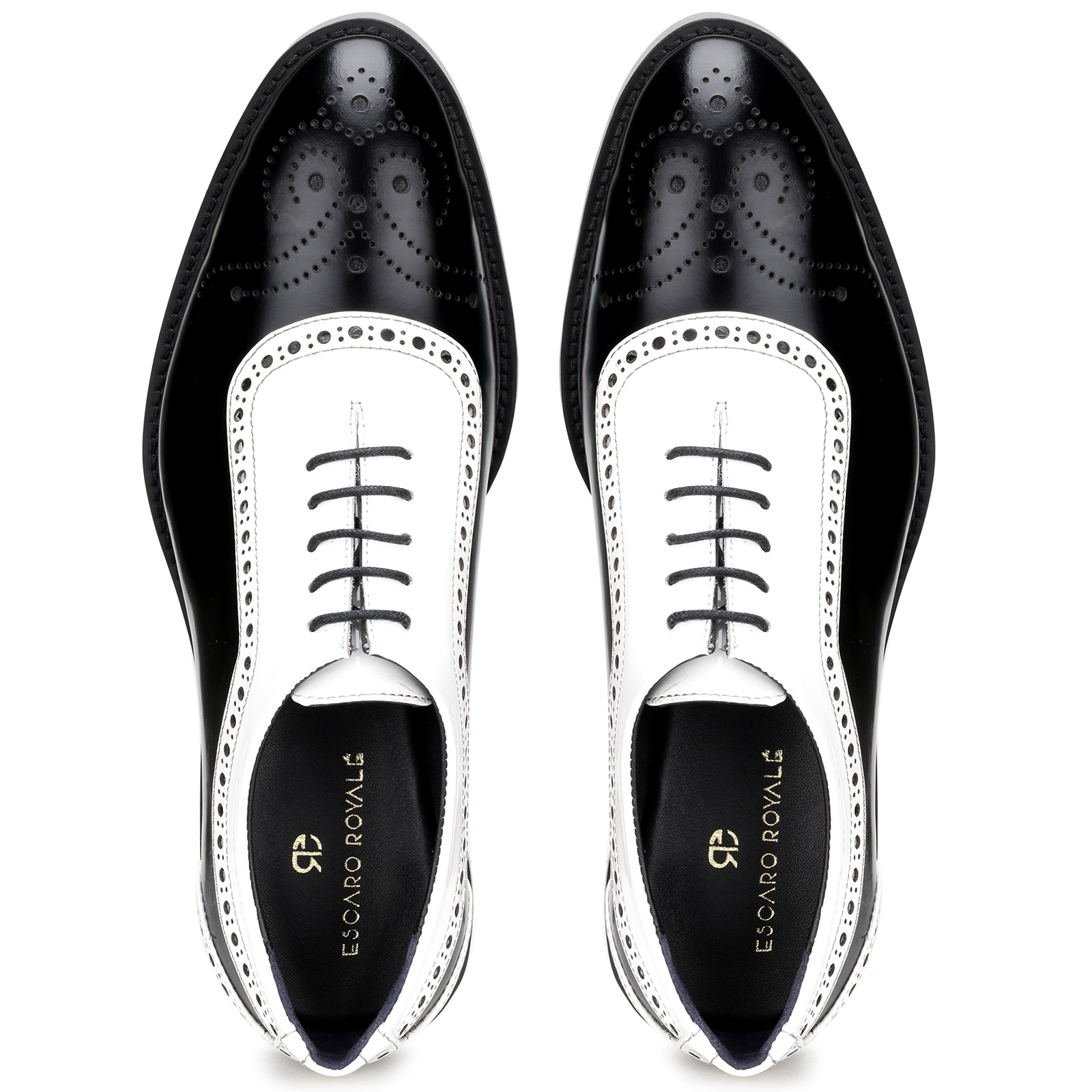 The Cortes Designer Oxford in Black White