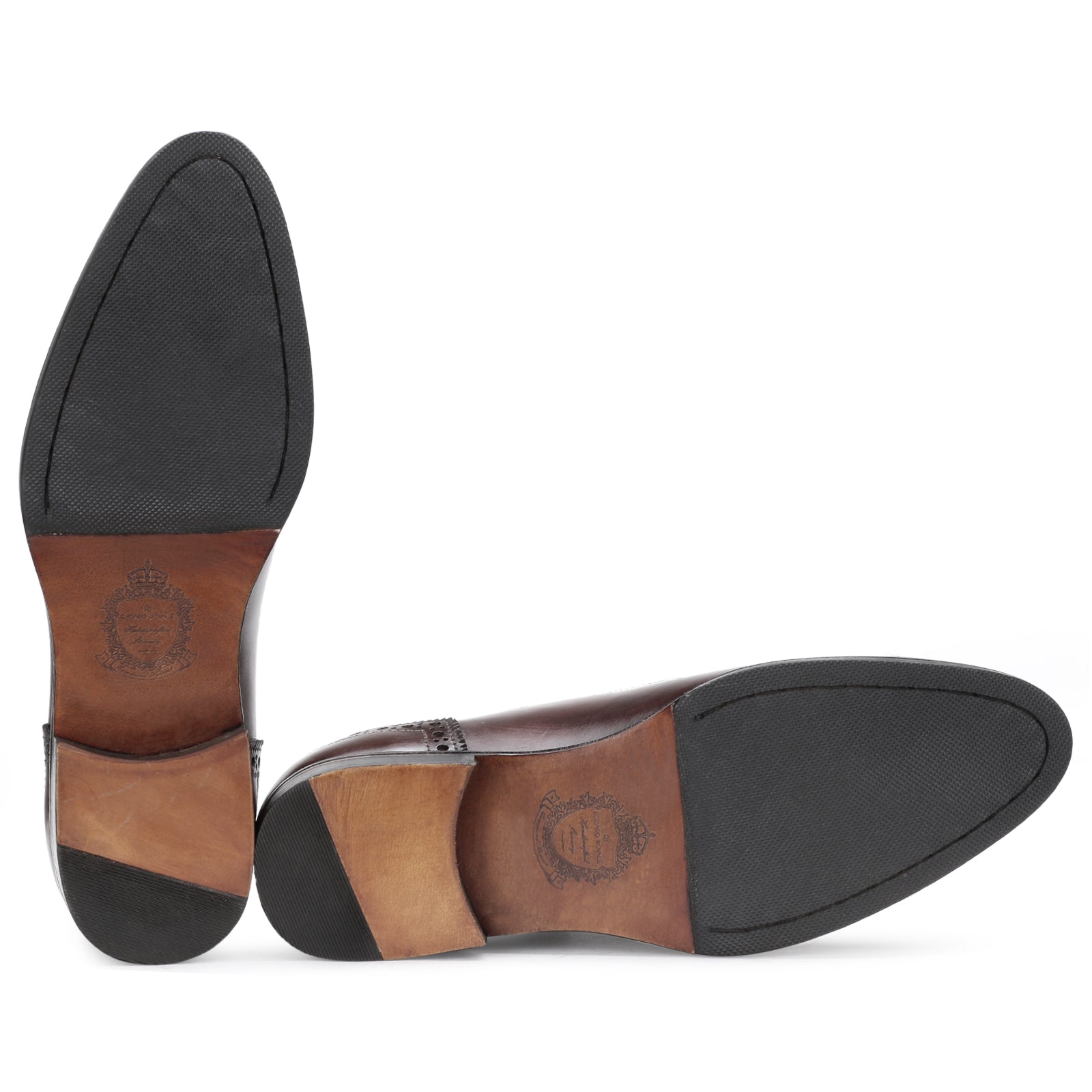 The Livingstone Medallion Toe Oxford in Dark Brown