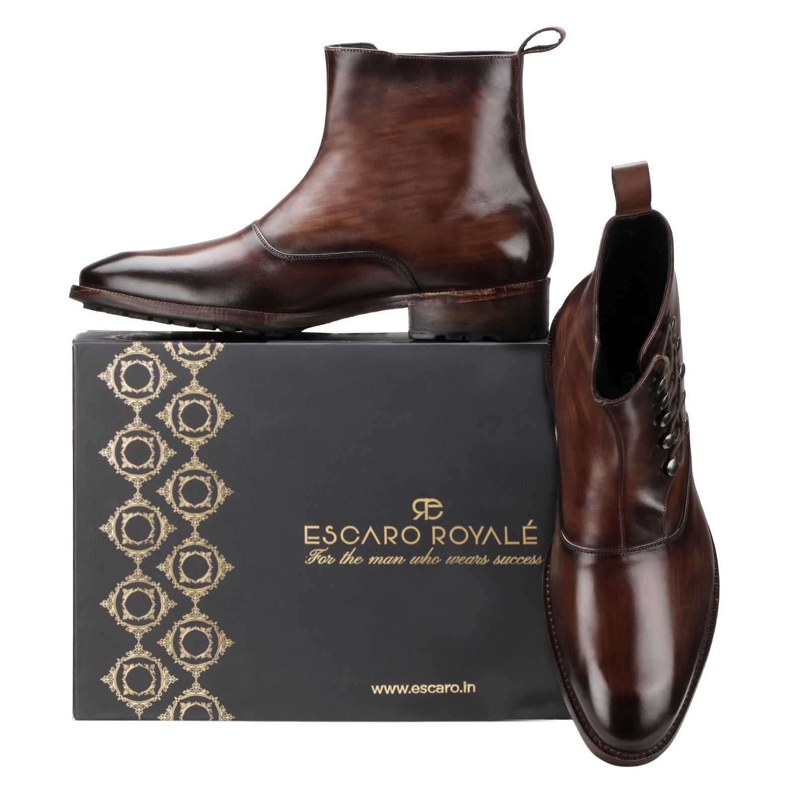 The Francisco Ankle Boot in Brown