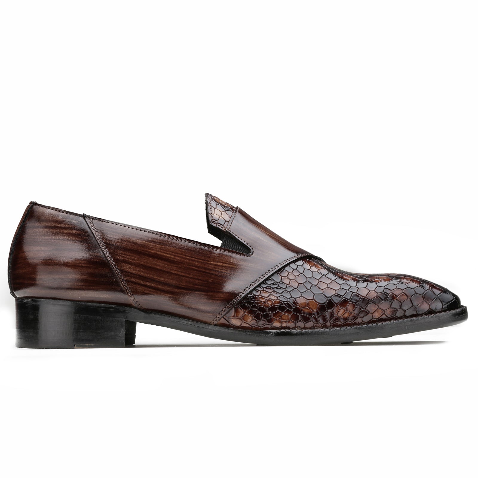 Romigi Textured Loafers