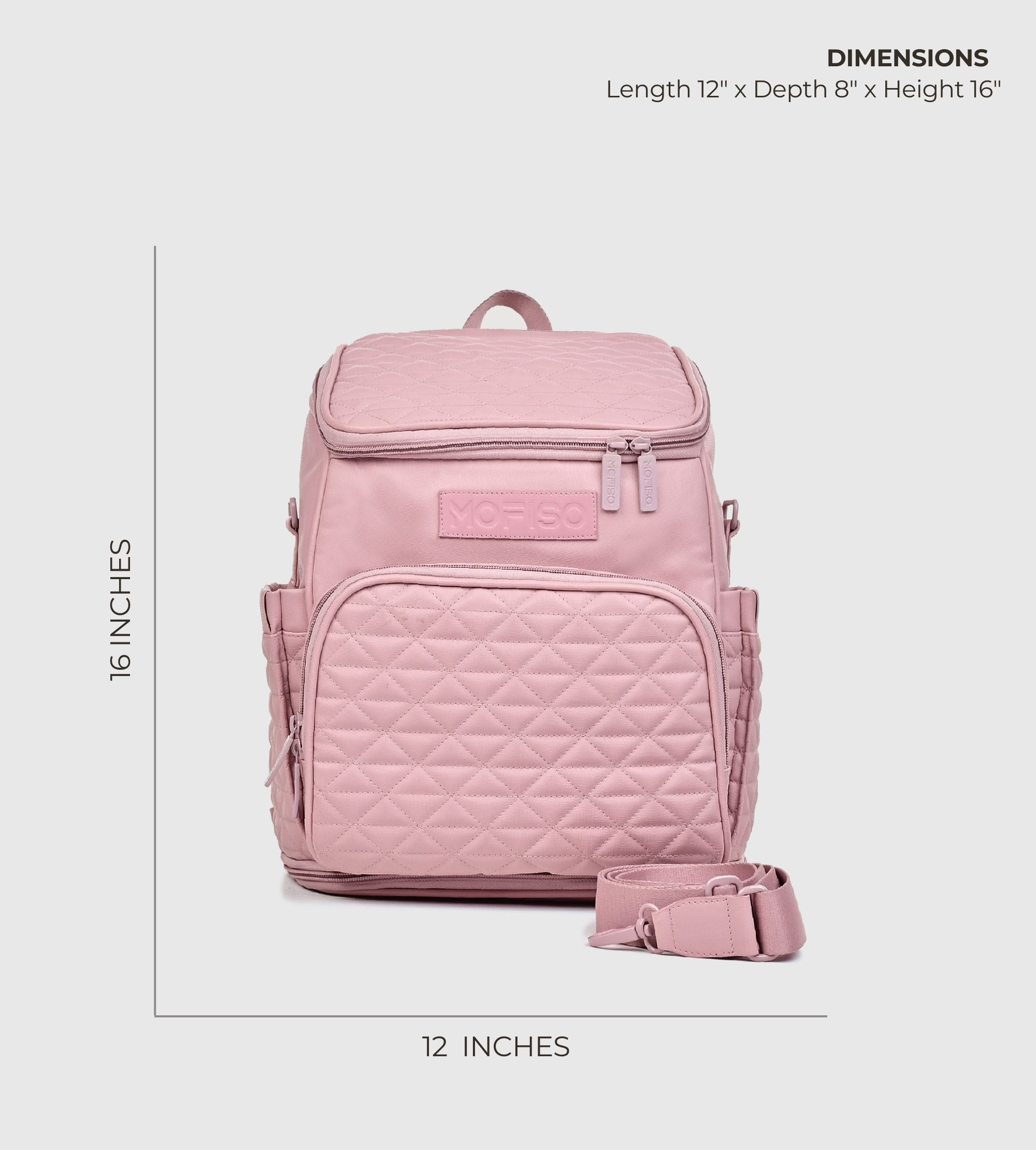 Casper Ash Rose Pink Diaper Bag