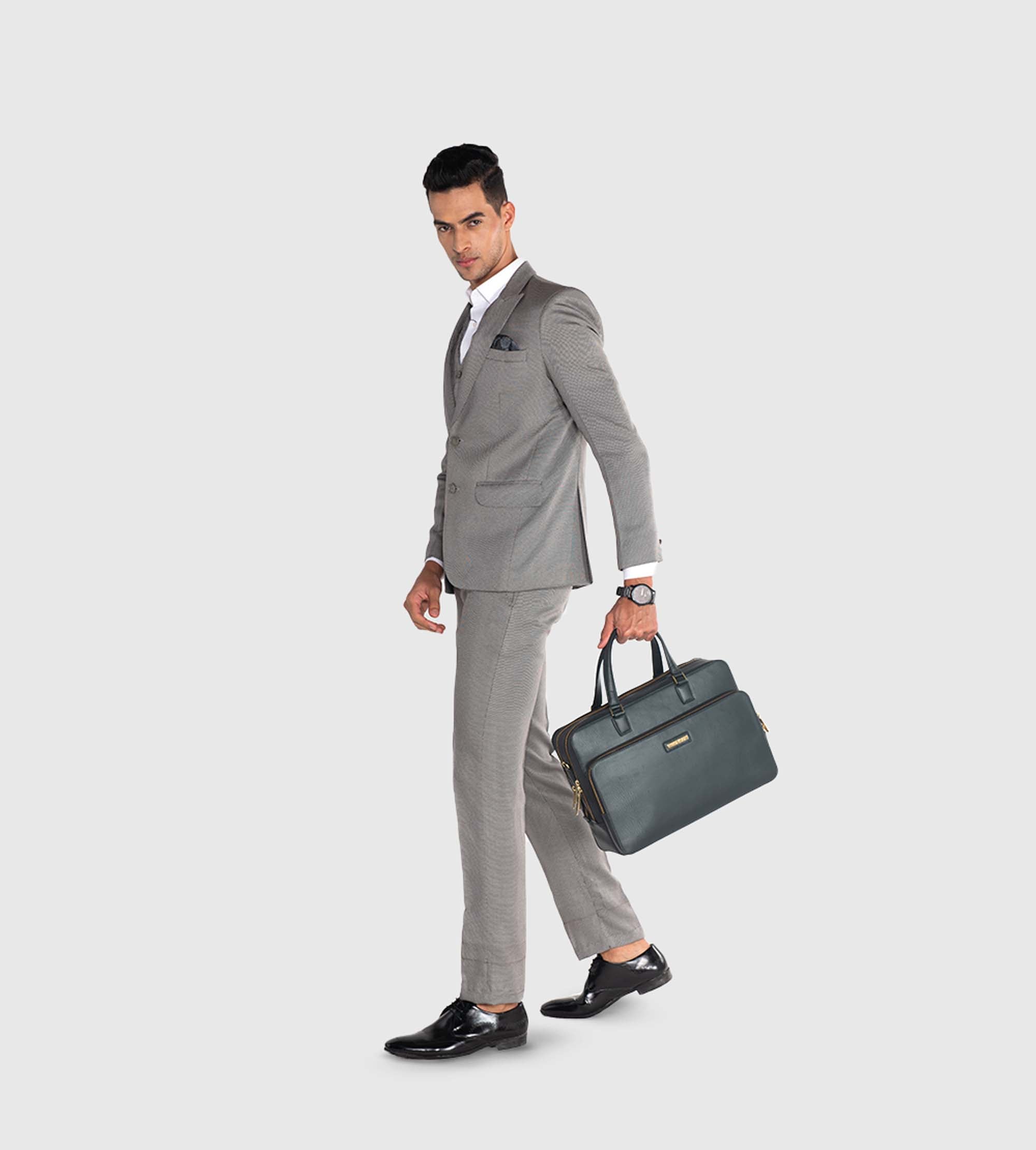 Élégante Green 14" Laptop Bag