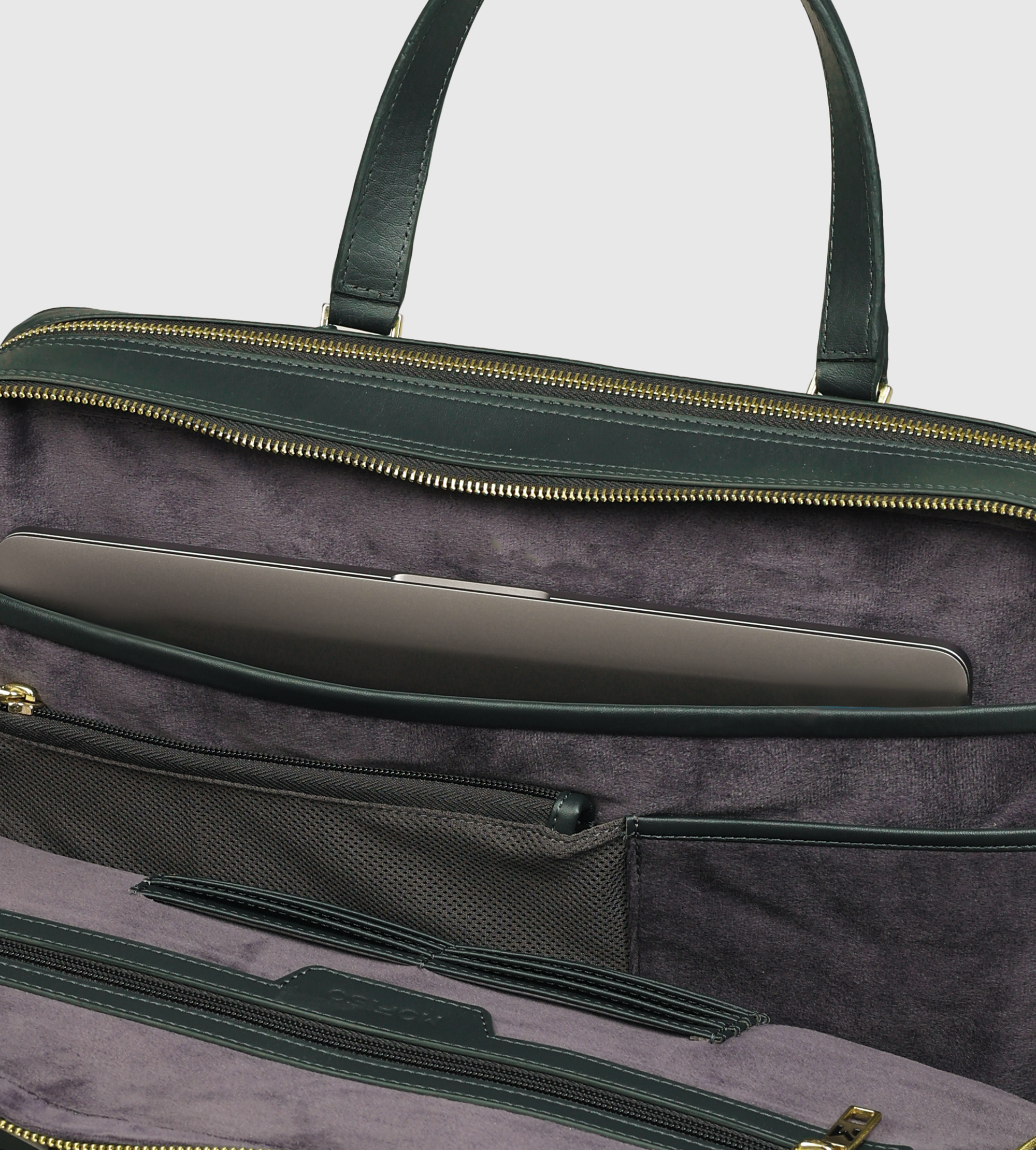 Élégante Green 14" Laptop Bag