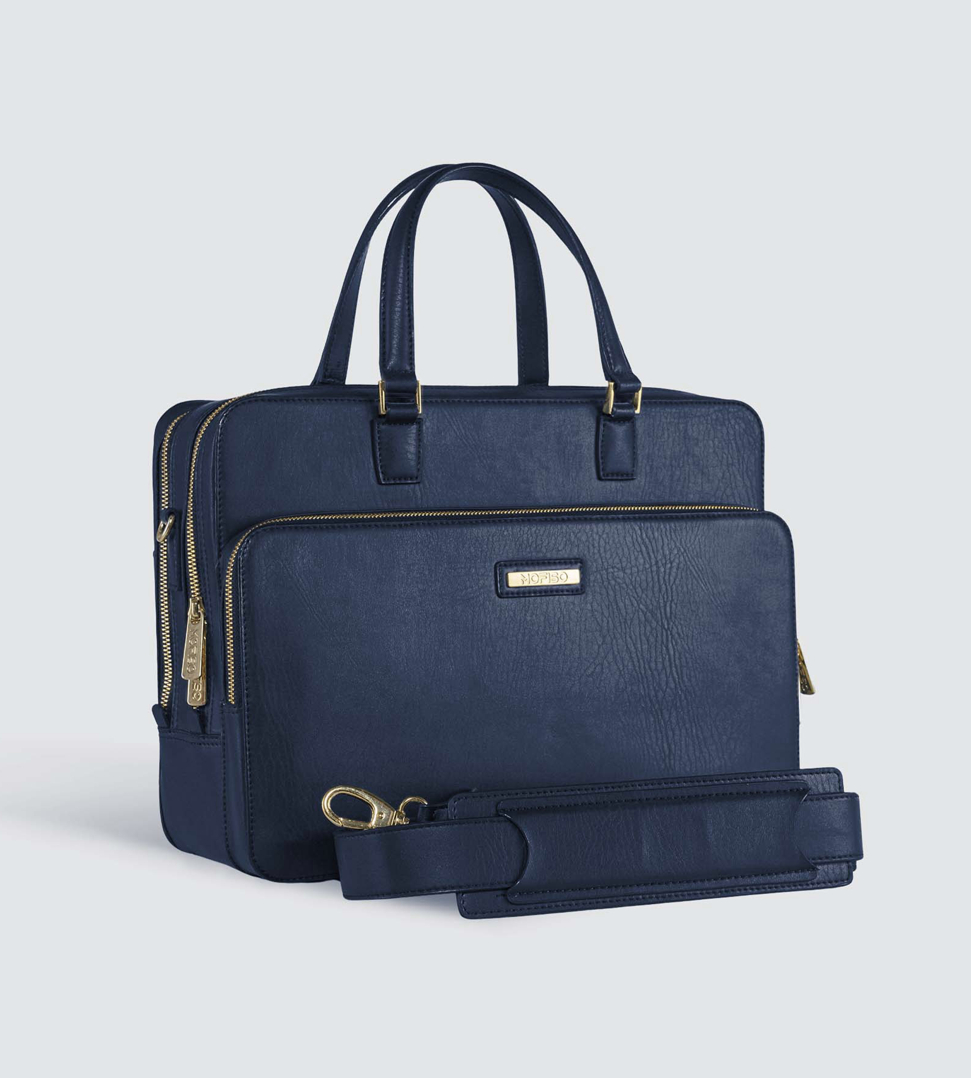 Élégante Navy Blue 14" Laptop Bag