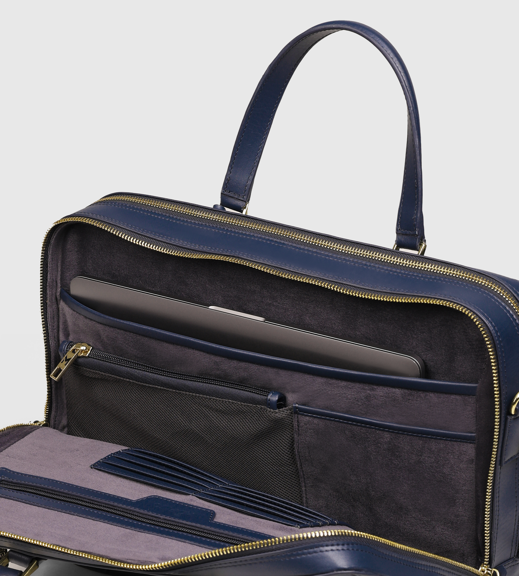 Élégante Navy Blue 14" Laptop Bag