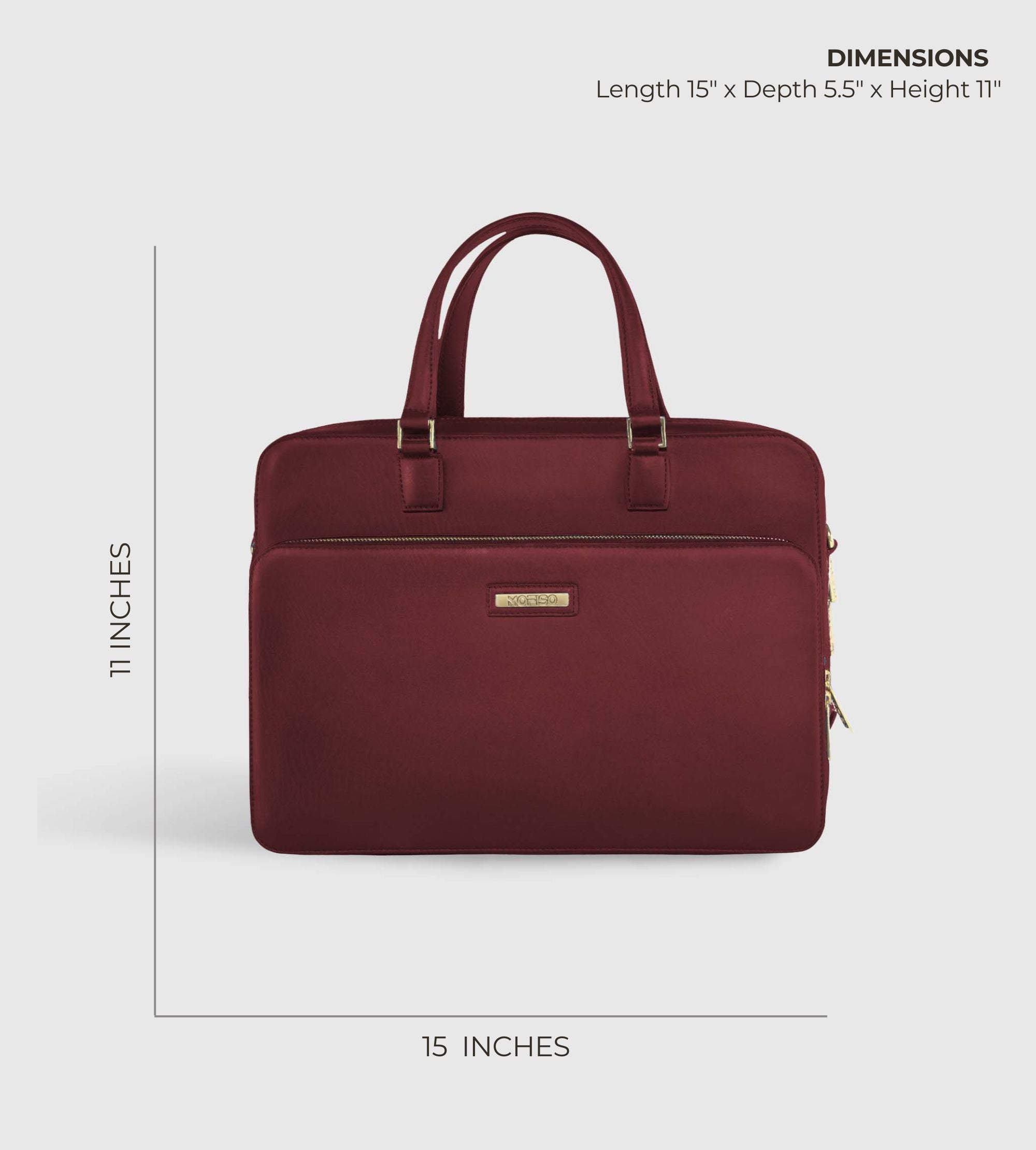 Élégante OX Red 14" Laptop Bag