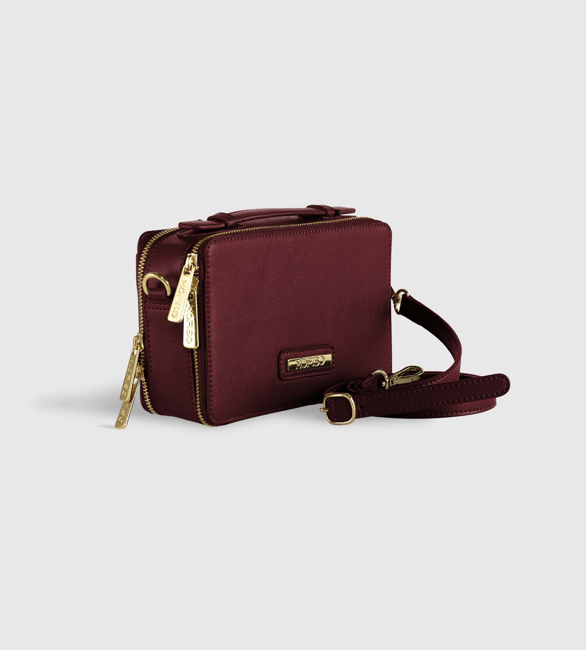 Élégante Ox Red Crossbody Sling Bag