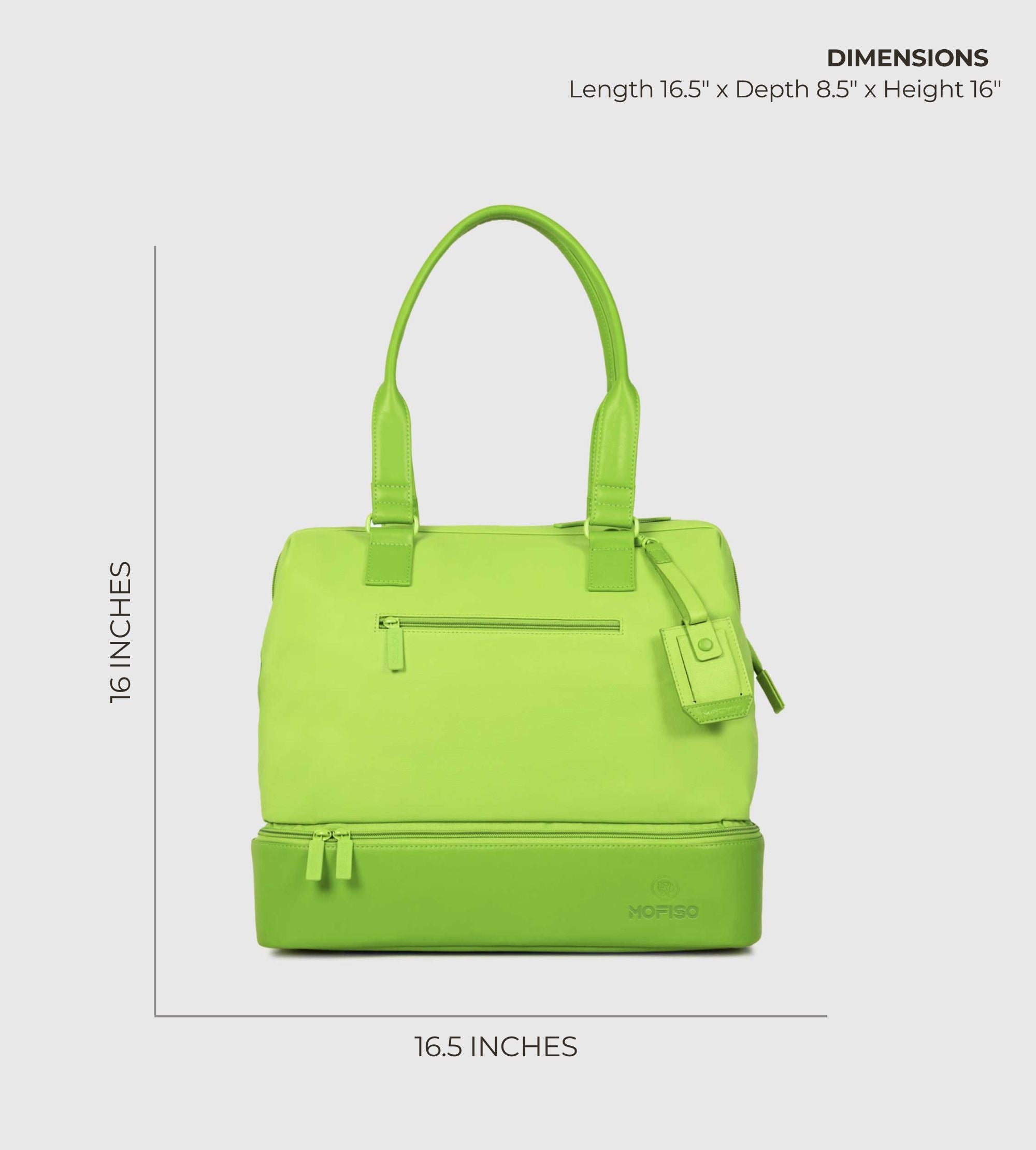 Paparazzi Grape Green Weekender Bag