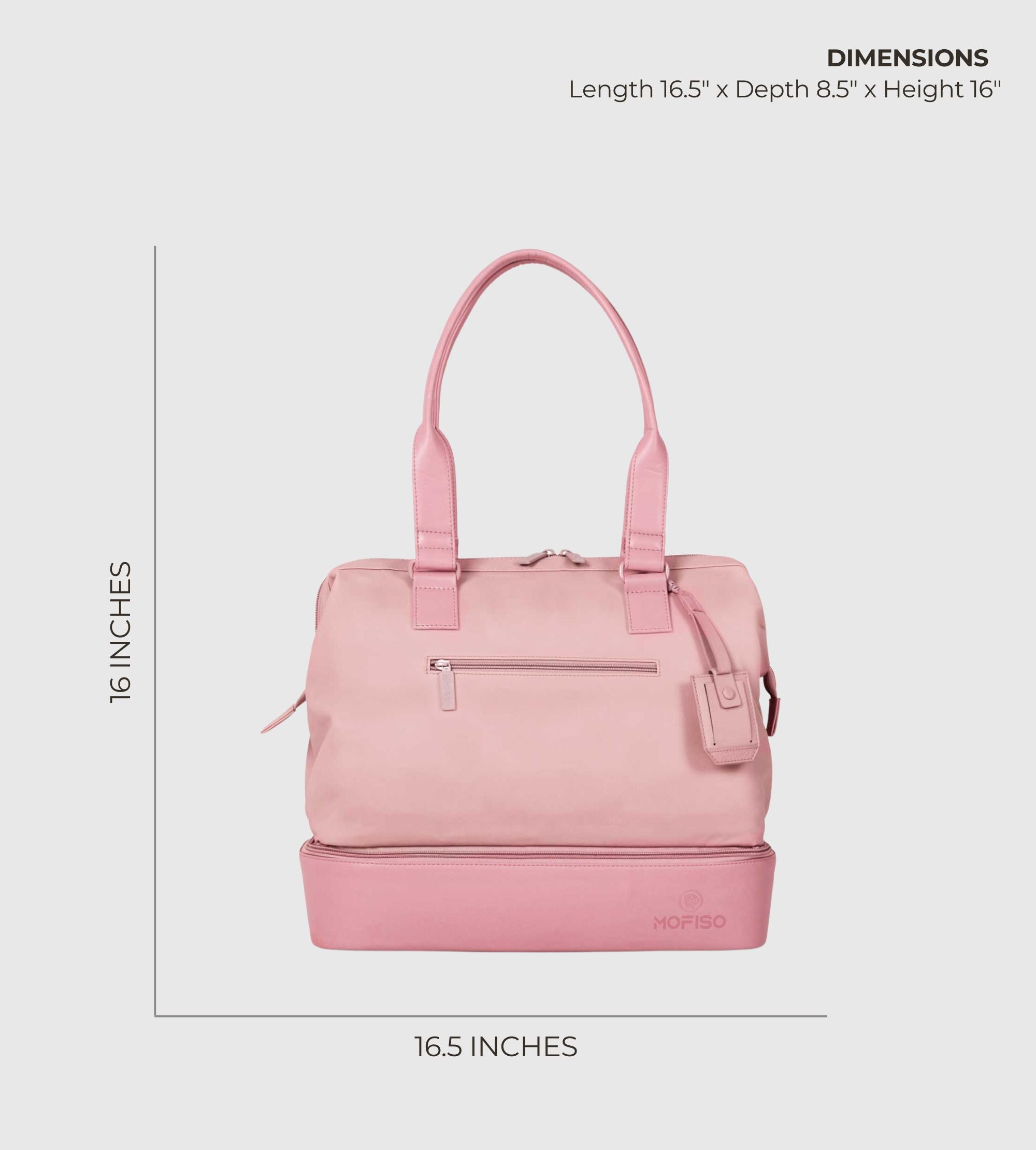 Paparazzi Ash Rose Pink Weekender Bag