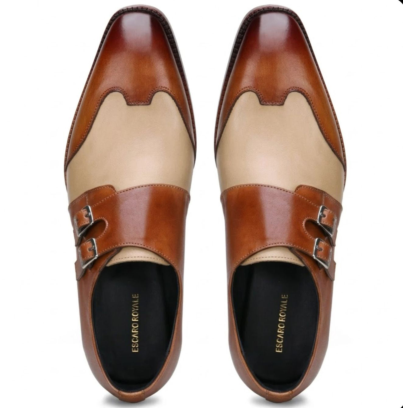 Modevo Double Monks in Tan