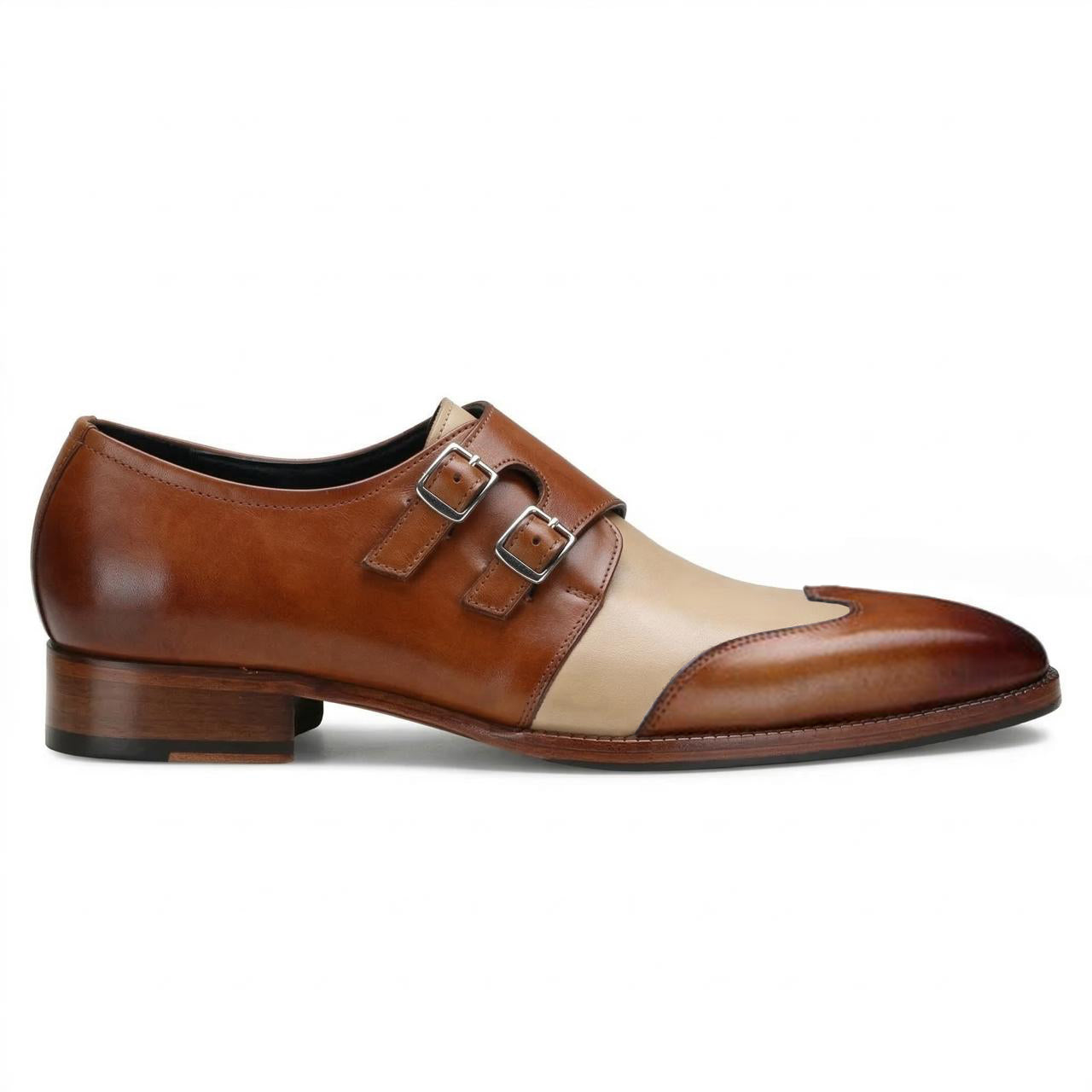 Modevo Double Monks in Tan