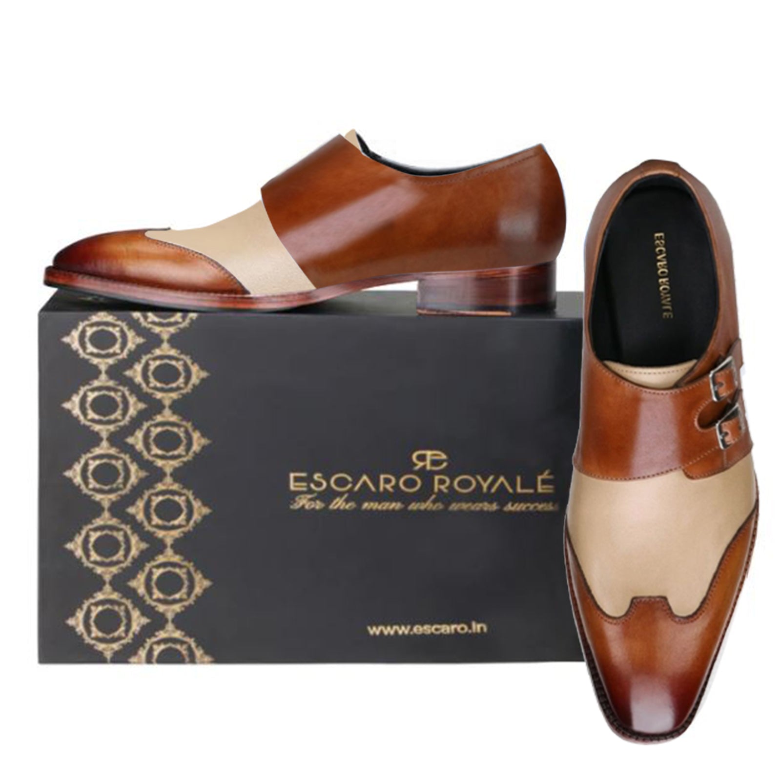 Modevo Double Monks in Tan
