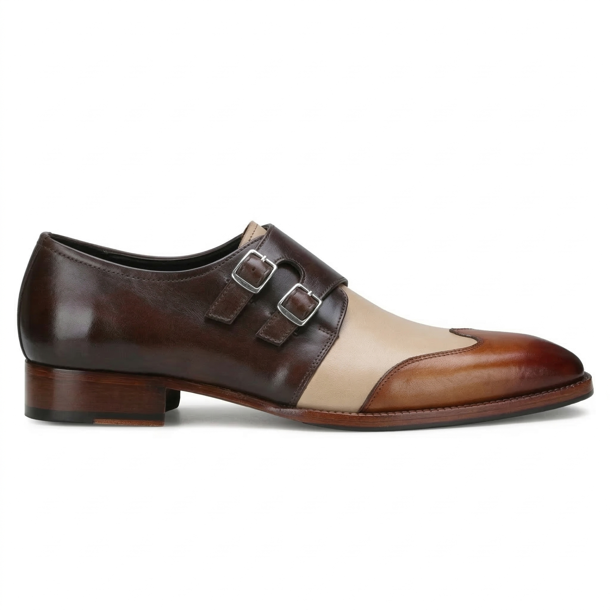 Modevo Double Monks in Brown