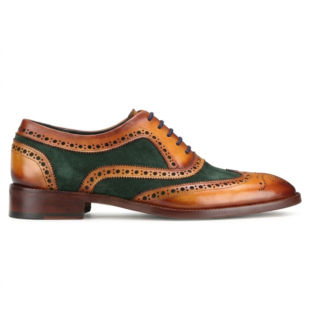TanGreen London Brogues