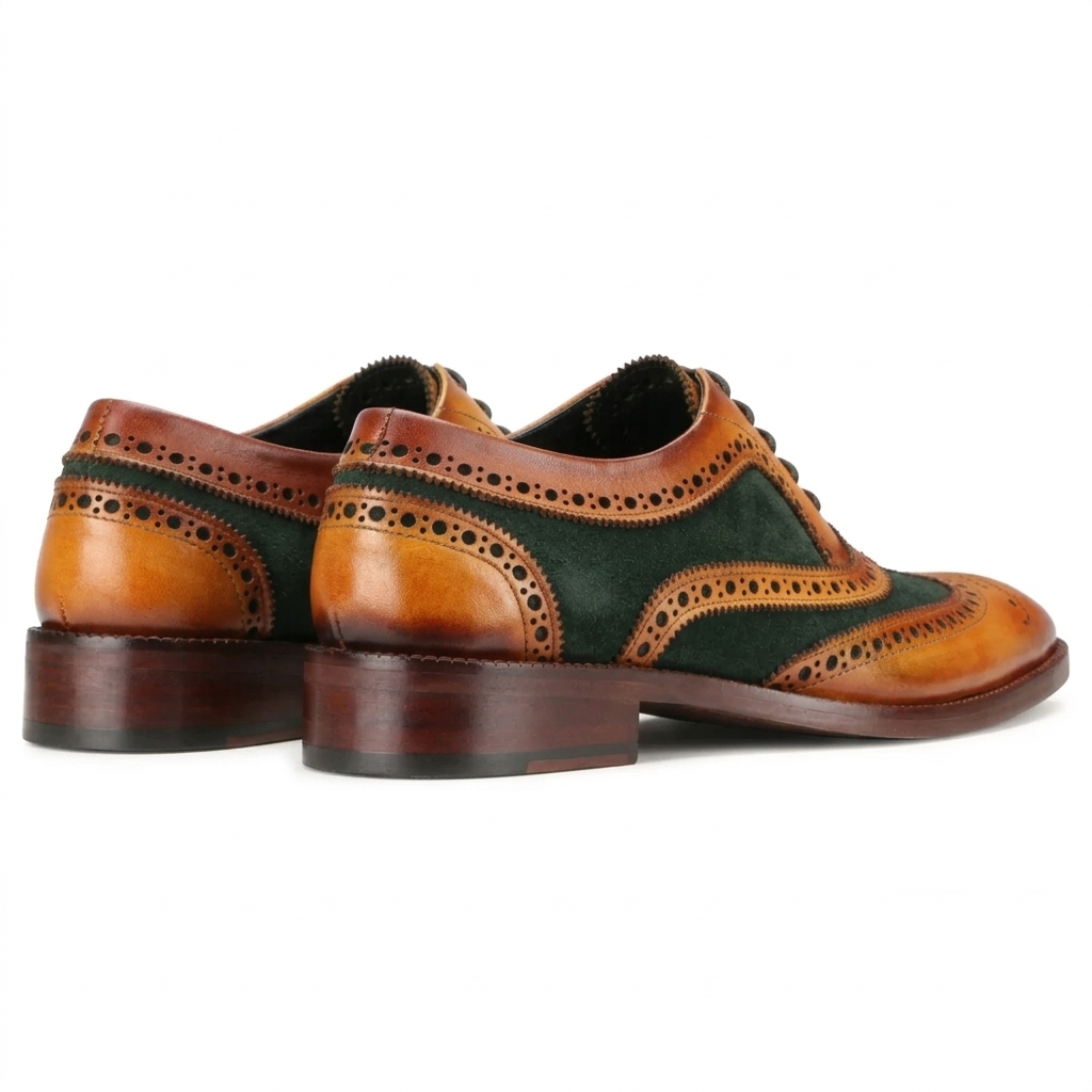 TanGreen London Brogues