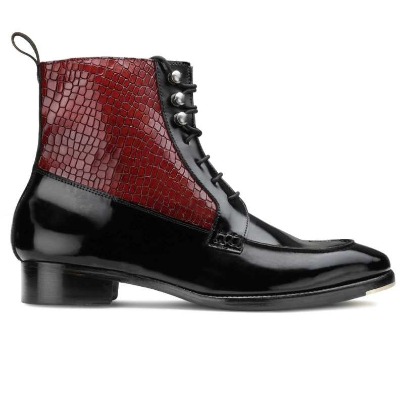 Bailey Lace-Up Boots Black