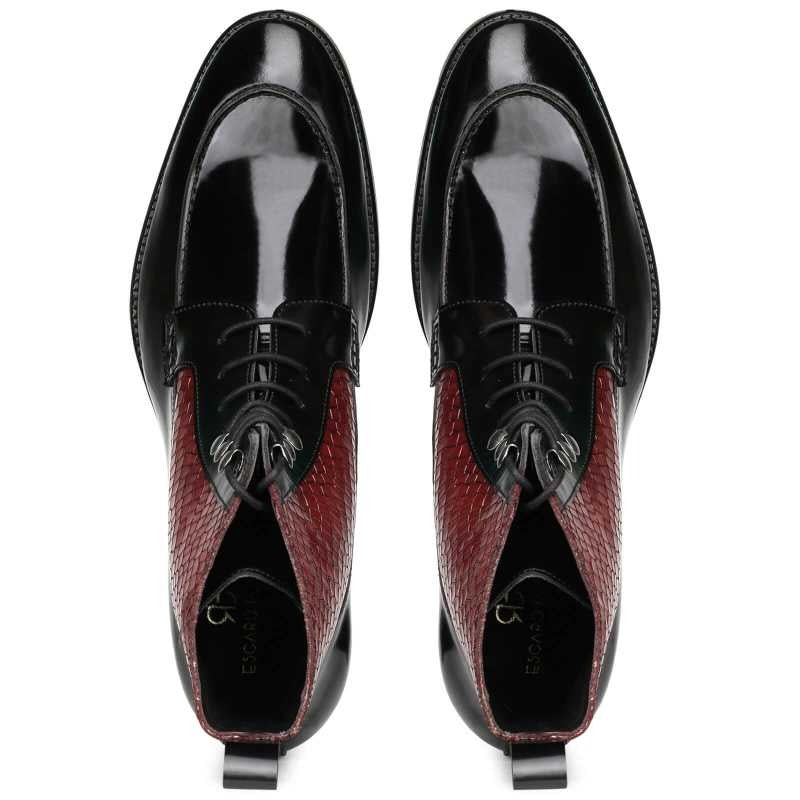 Bailey Lace-Up Boots Black