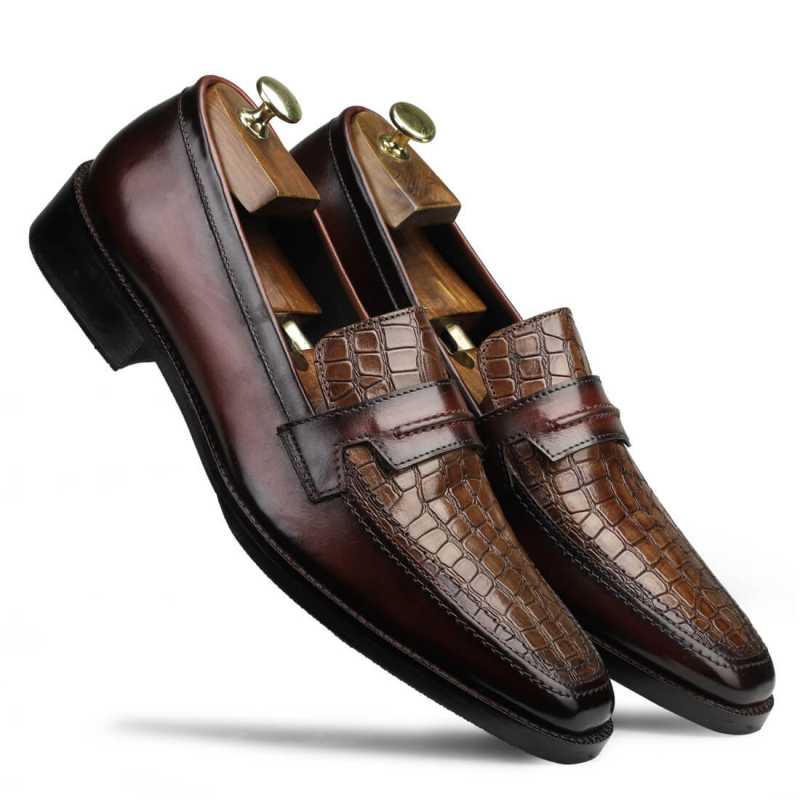 Iverson Tan Penny Loafers