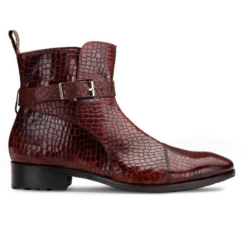 Jodhpur Boot In Patina Scales Wine