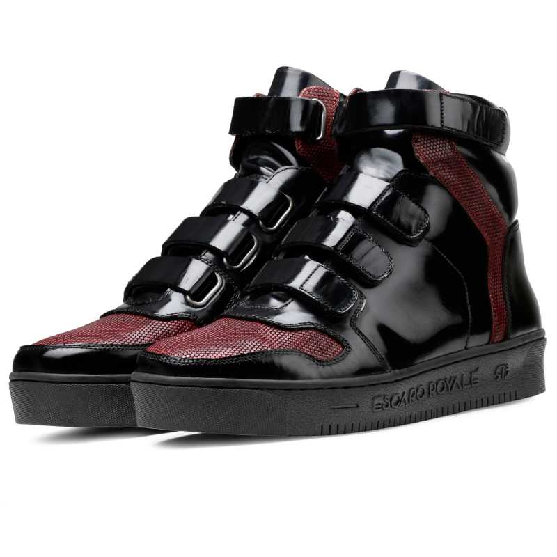 Triumph Black Hightop Sneakers