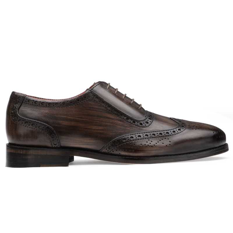 Don Vito Two-Tone Wingtip Brown Brogues