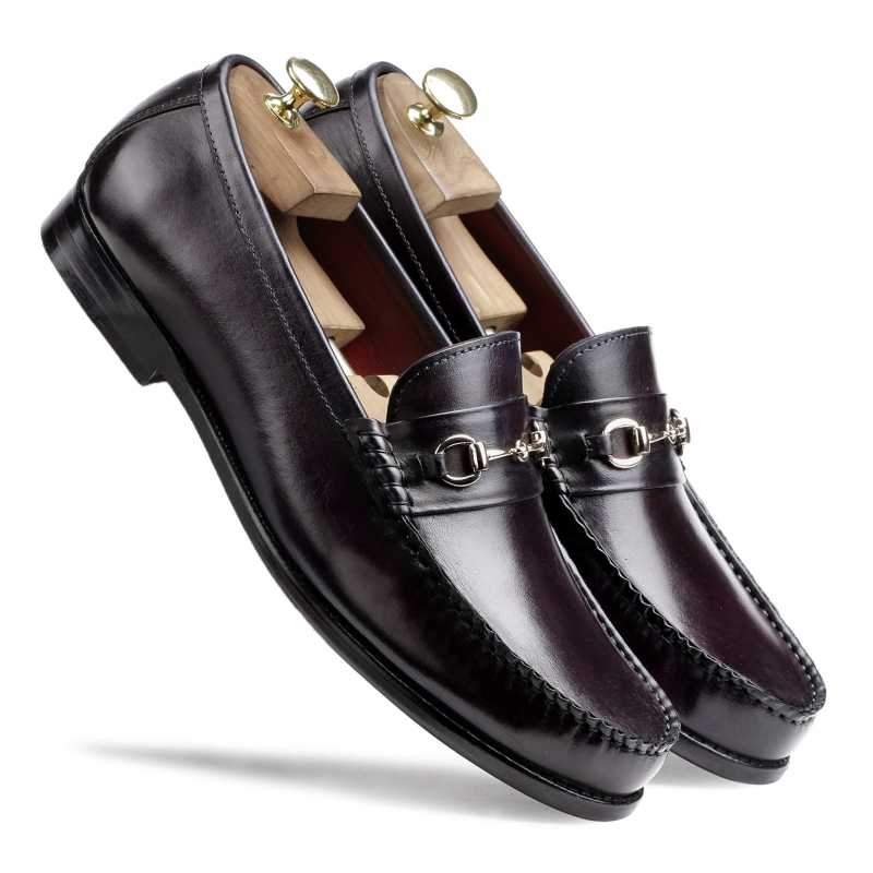 The Carlos Horsebit Loafer In Wine
