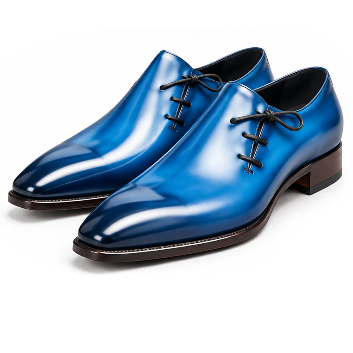 Bordo Wine Leather Side Lace-Up - men's shoes, view 2